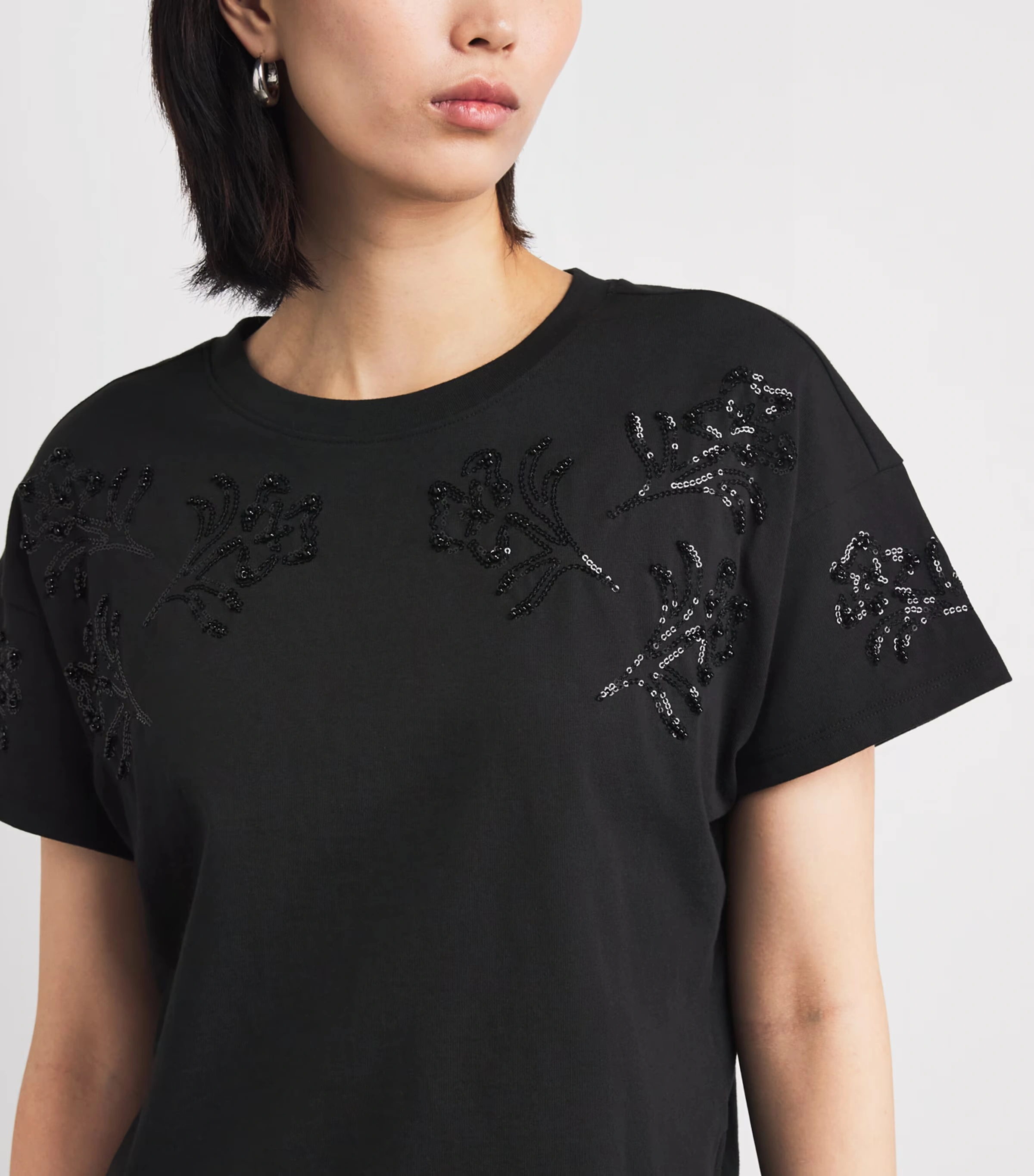 Cotton Beaded Kelly T-Shirt