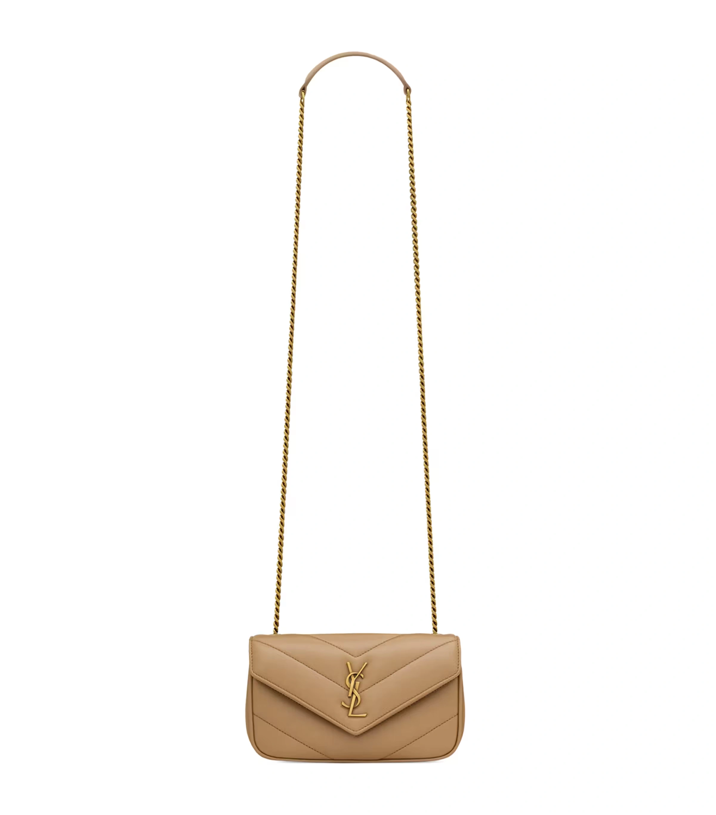 Mini Leather Loulou Shoulder Bag