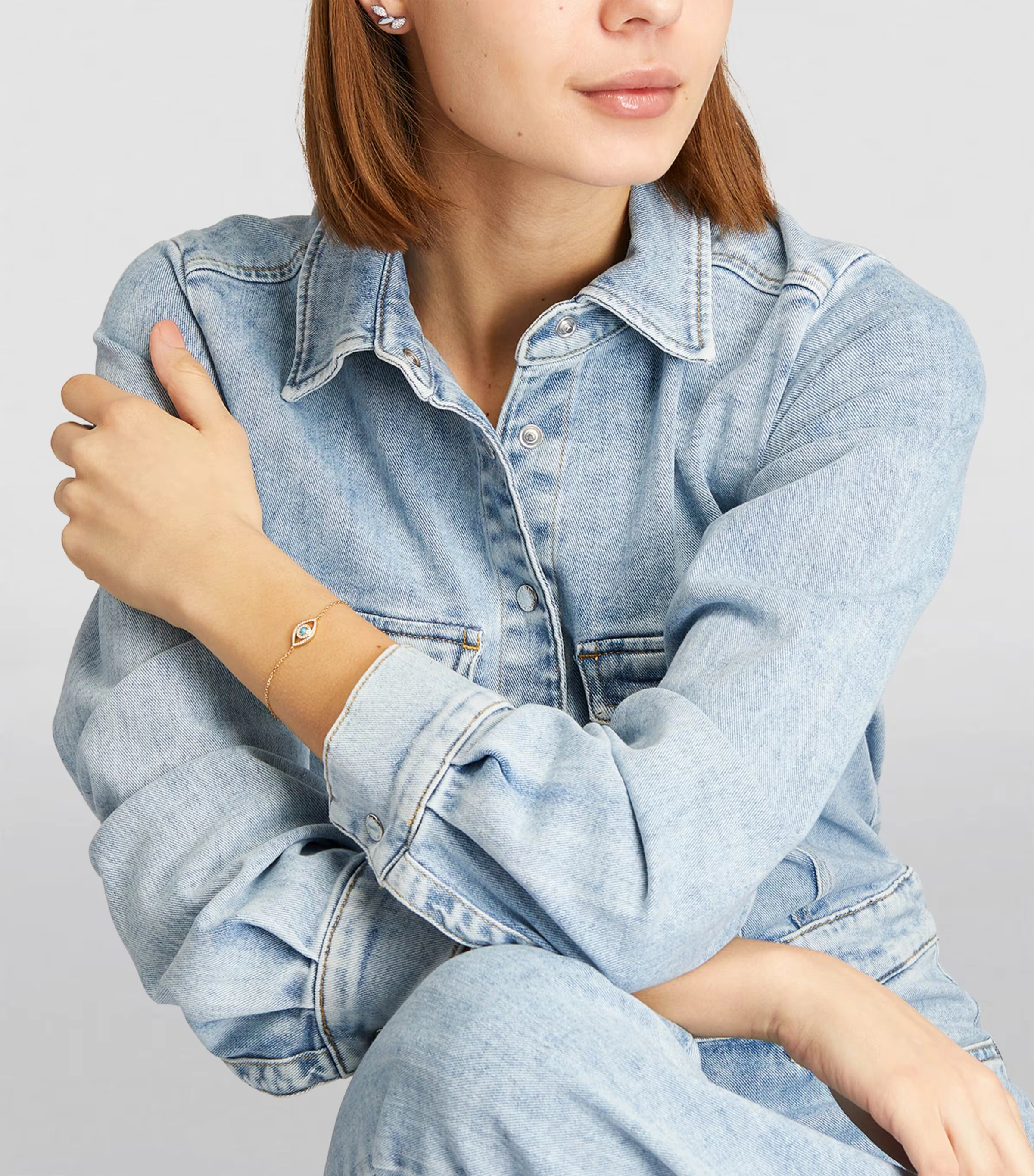 White Gold and Diamond Navette Earrings 4 White Gold and Diamond Navette Earrings