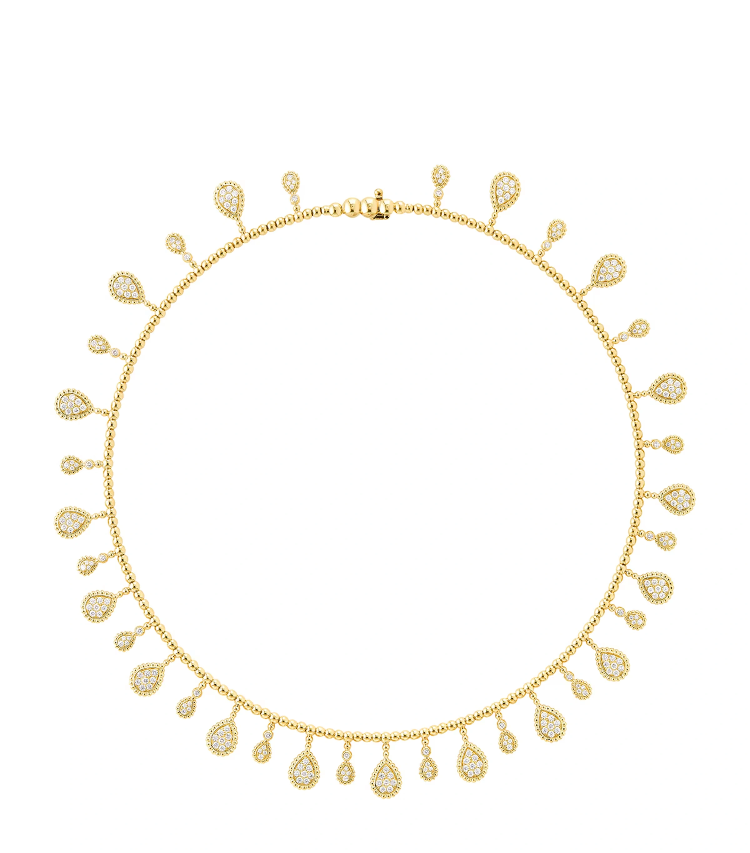Yellow Gold and Diamond Serpent Bohème Solarité Necklace
