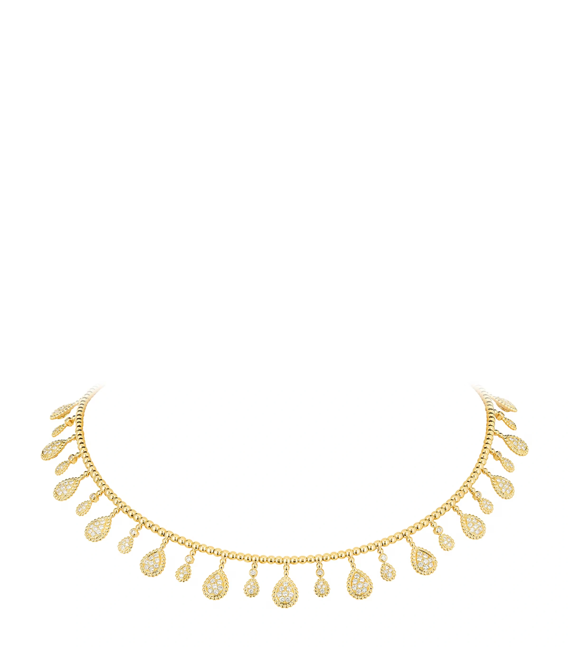 Yellow Gold and Diamond Serpent Bohème Solarité Necklace