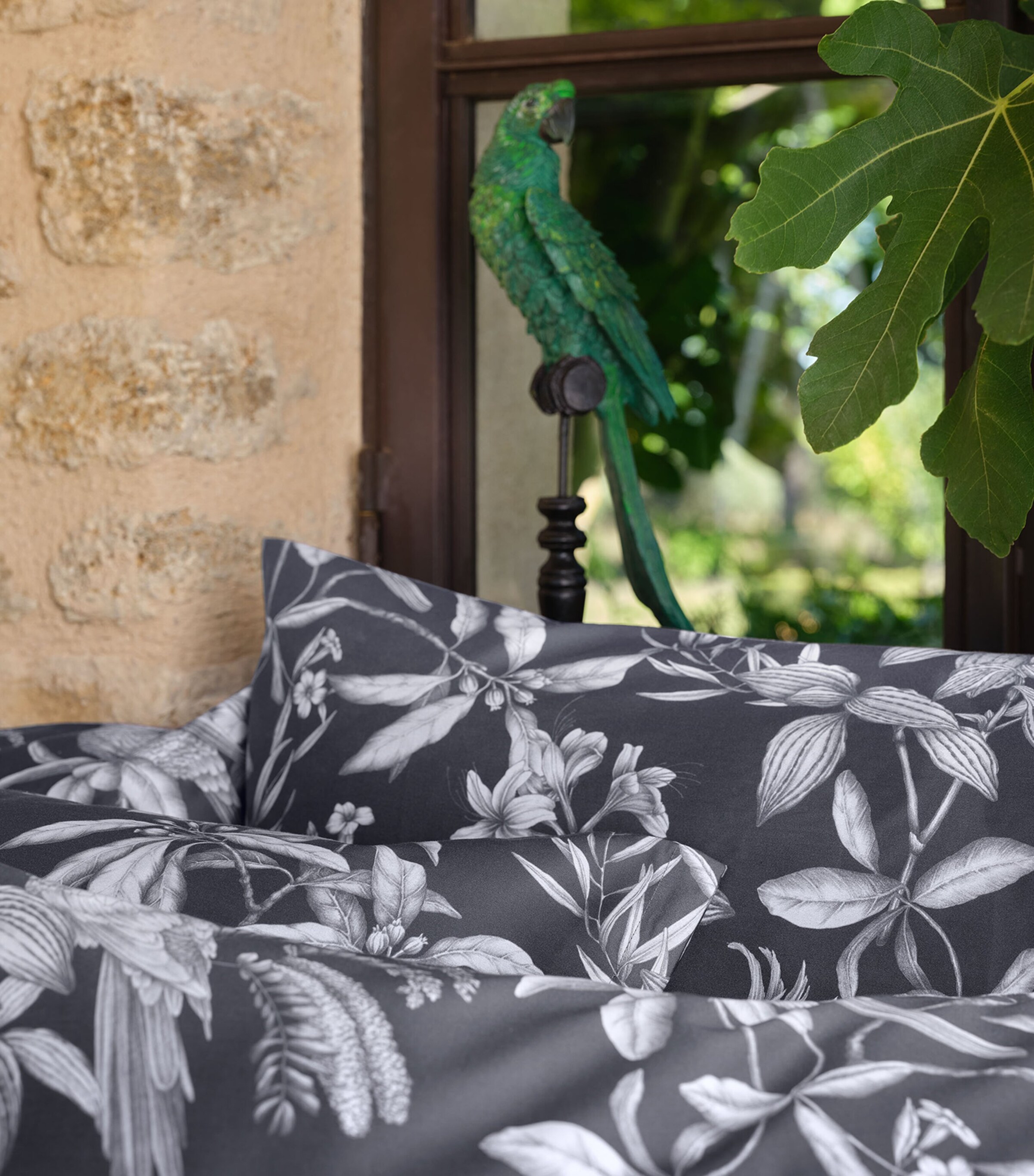 Cotton Sateen Calypso King Oxford Pillowcase (50cm x 90cm)