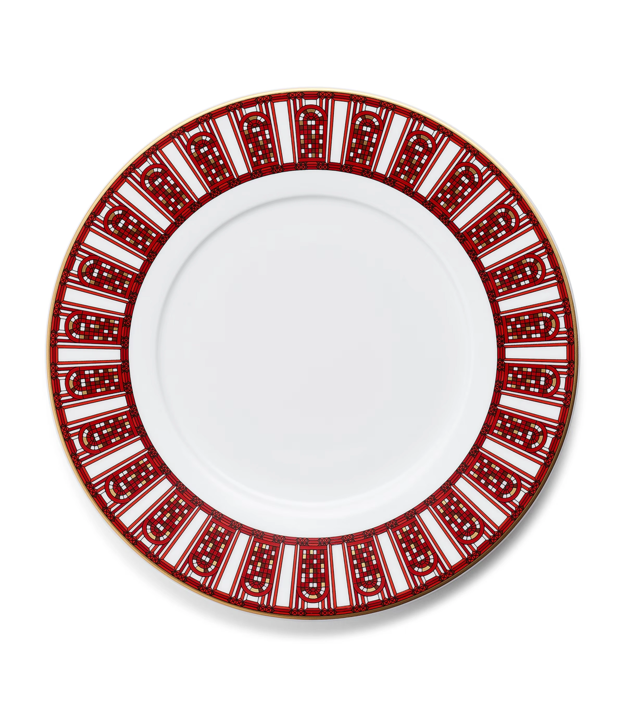 Set of 2 Arcadia Red Dessert Plates (21cm)