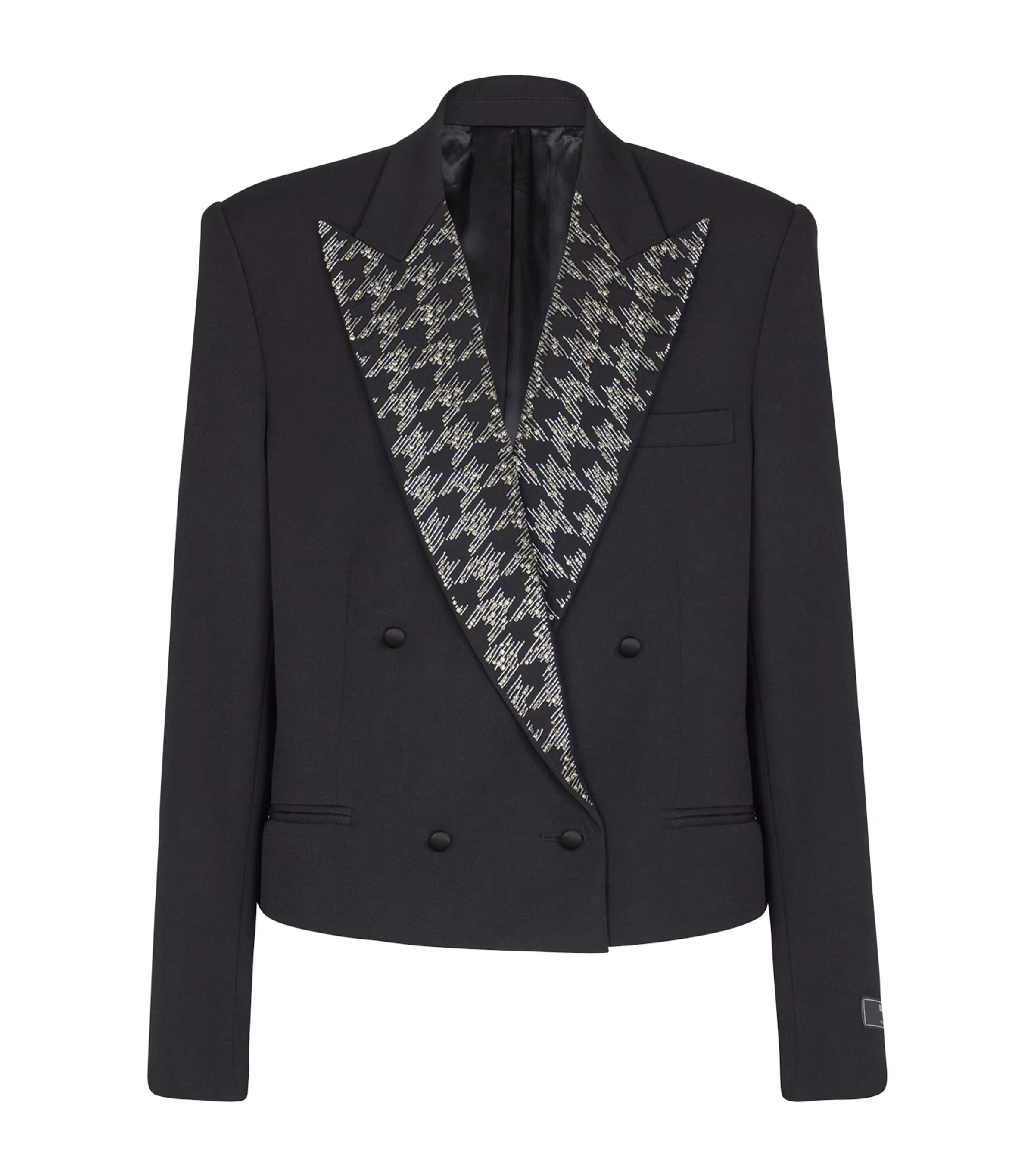 Embellished Double-Breasted Blazer