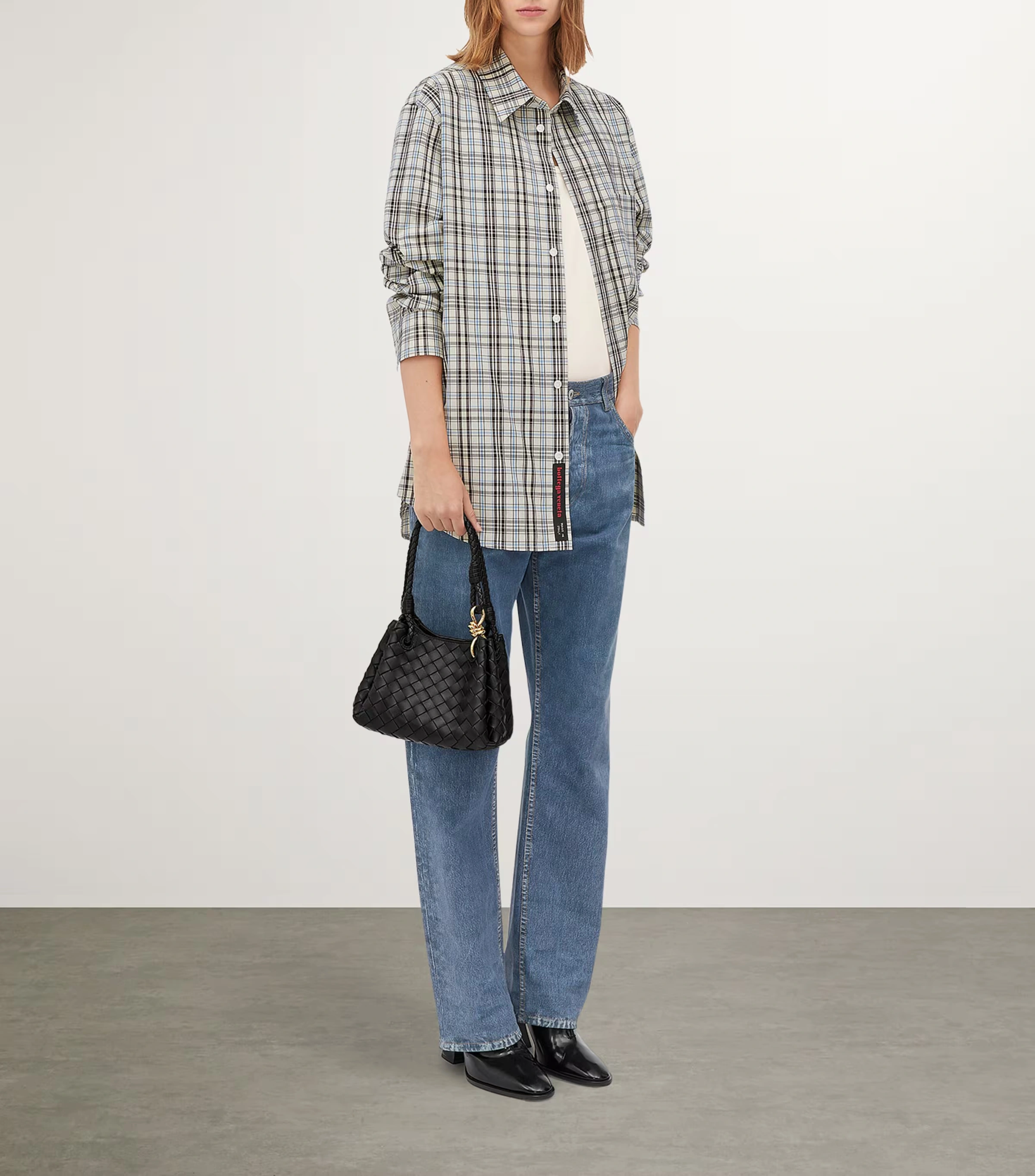 Small Leather Parachute Shoulder Bag