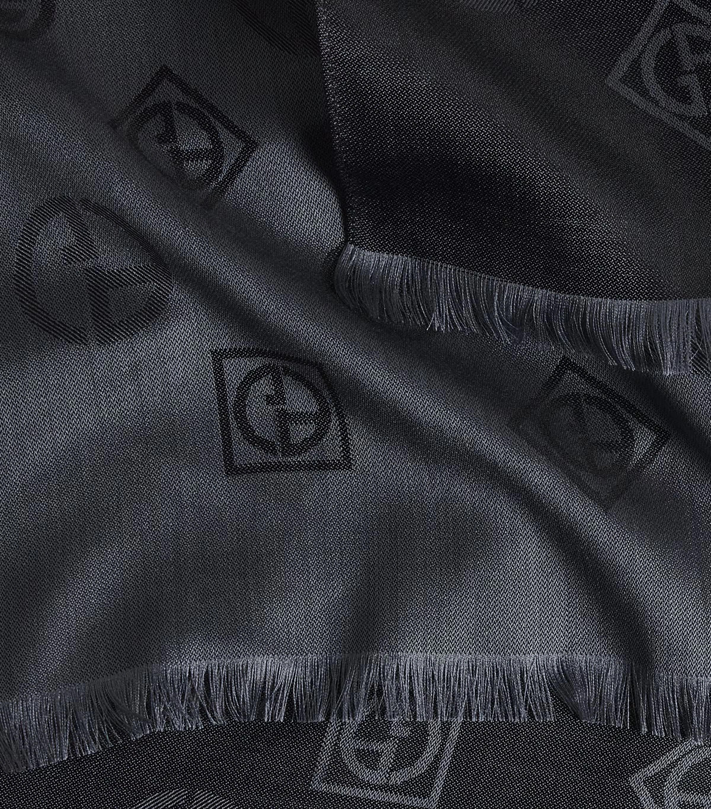 Silk Jacquard Stole Scarf