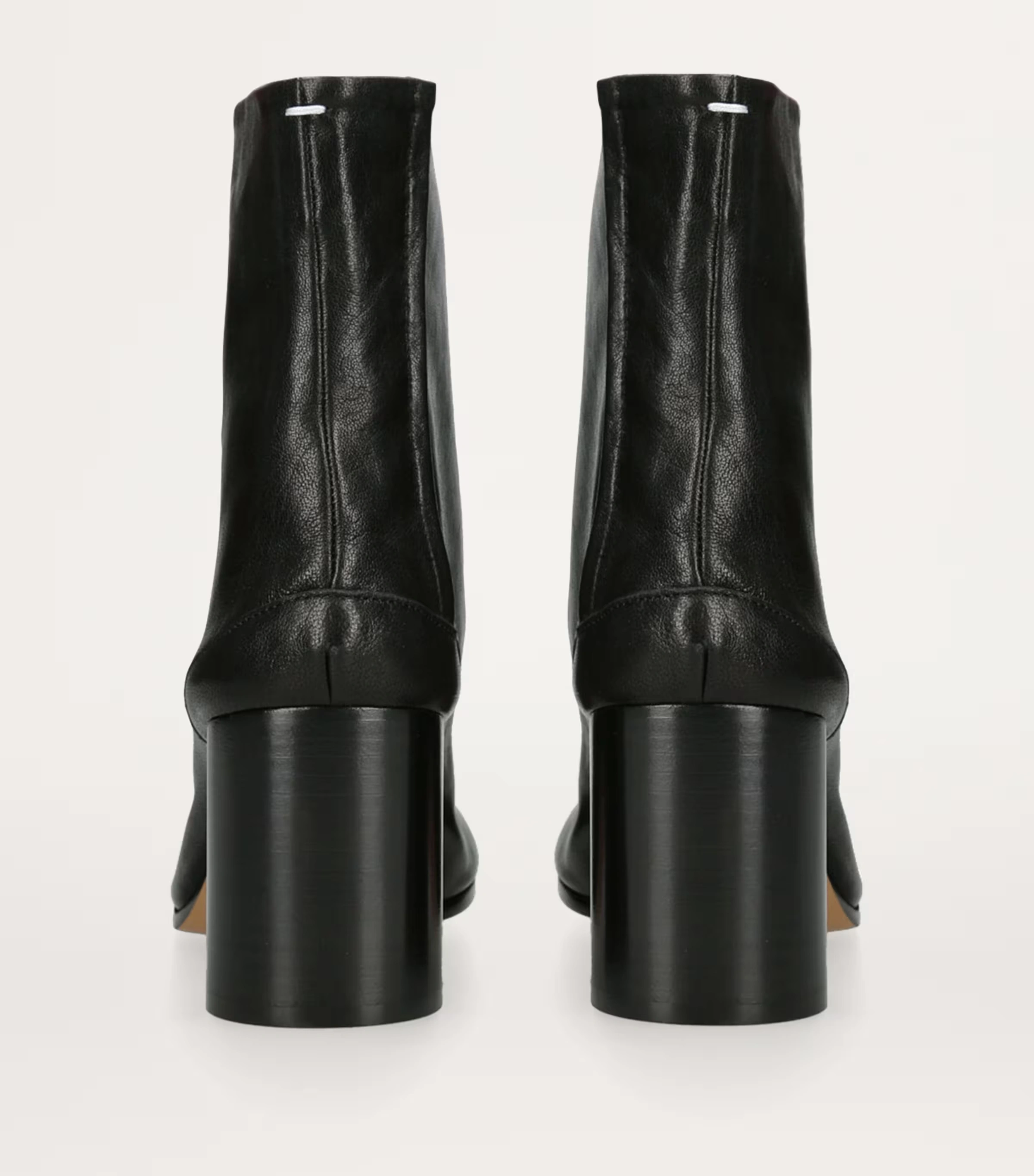 Leather Tabi Ankle Boots 80