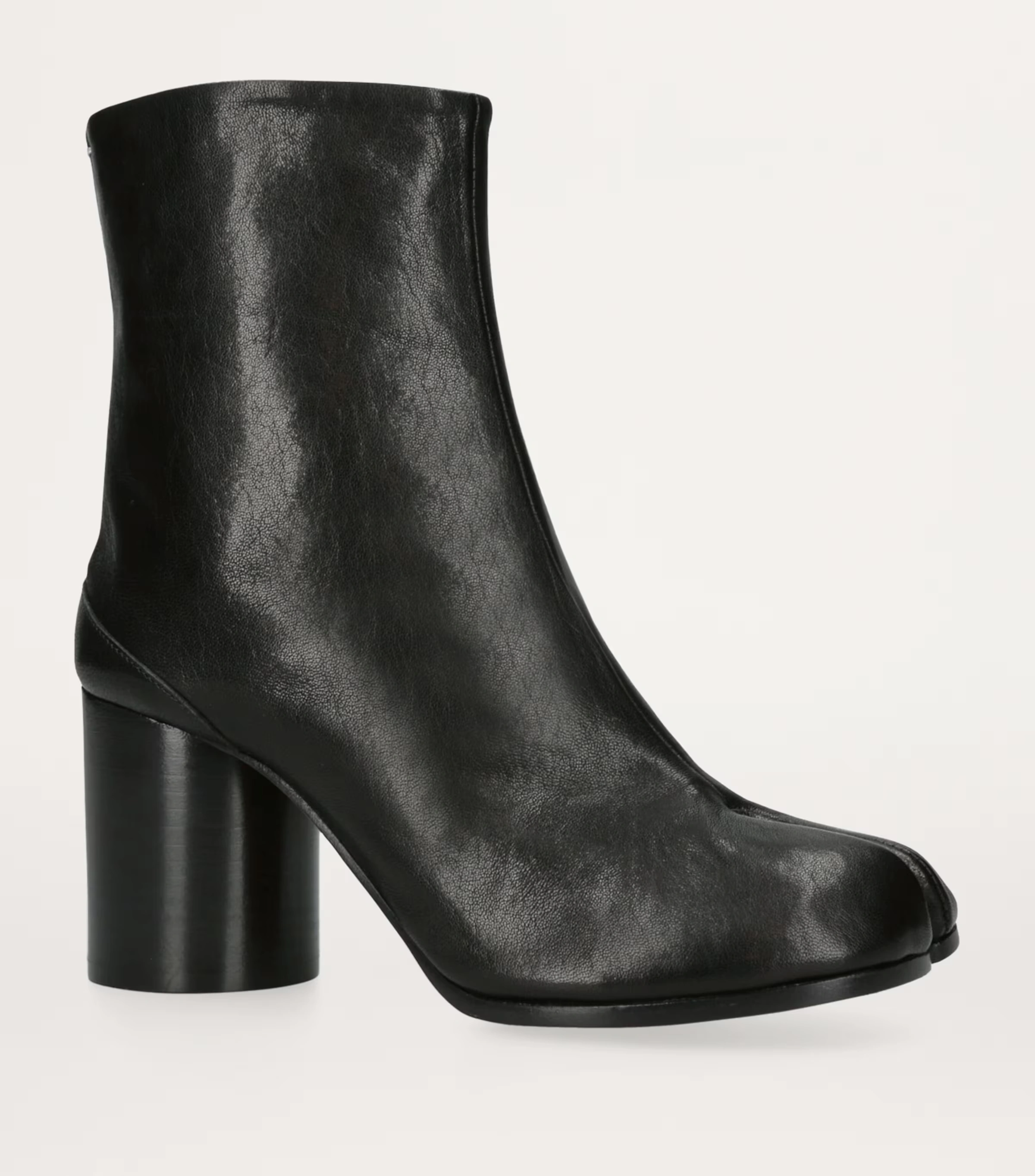 Leather Tabi Ankle Boots 80