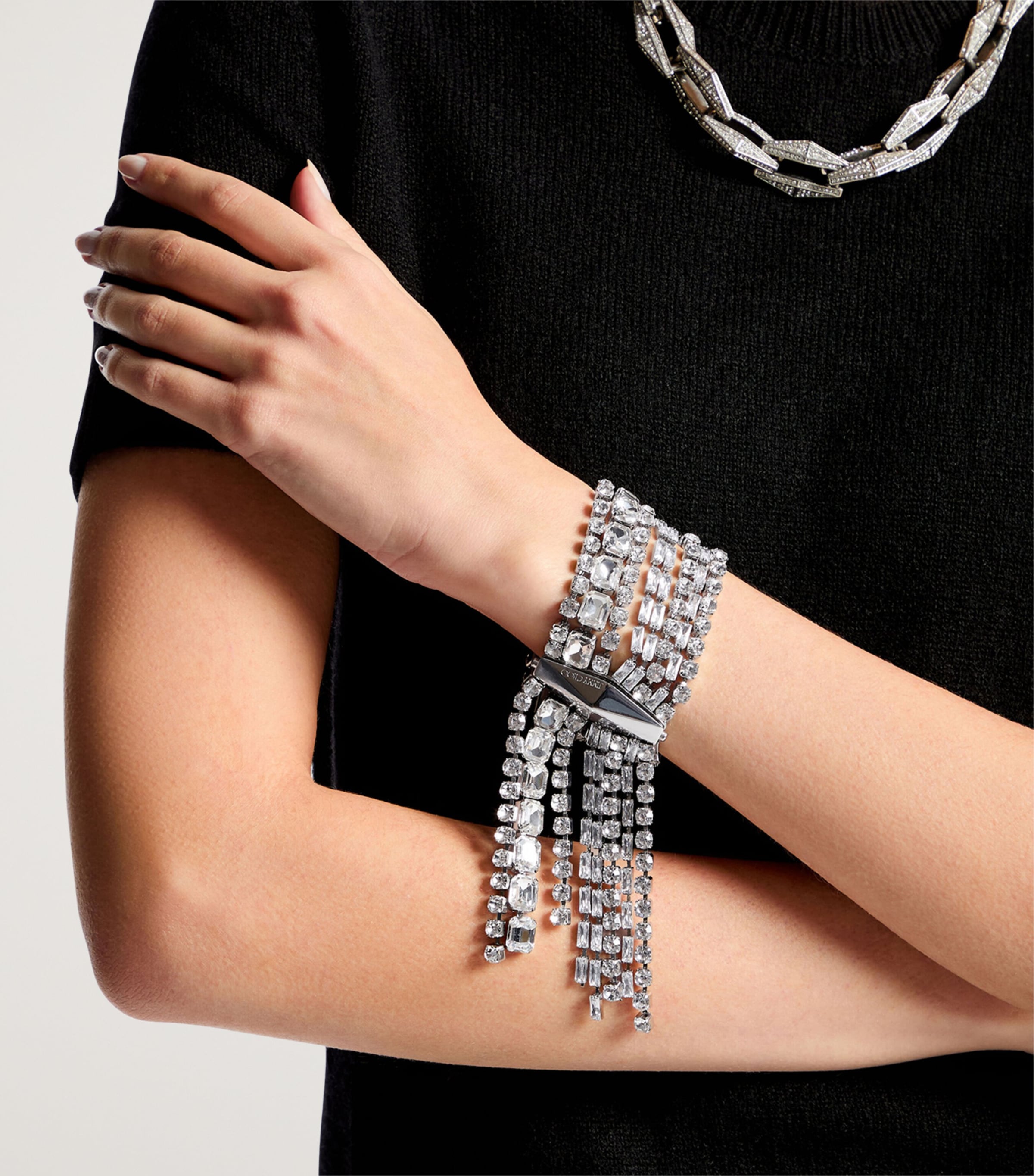 Crystal-Embellished Zandra Bracelet