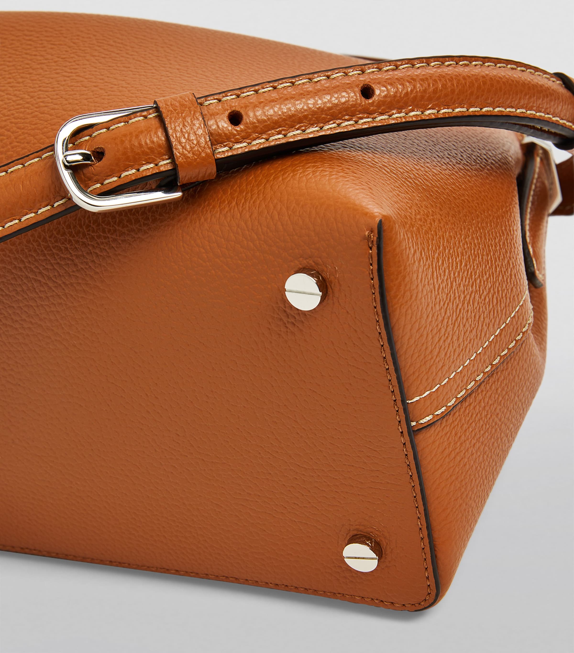 Leather T-Lock Top-Handle Bag 3 Leather T-Lock Top-Handle Bag
