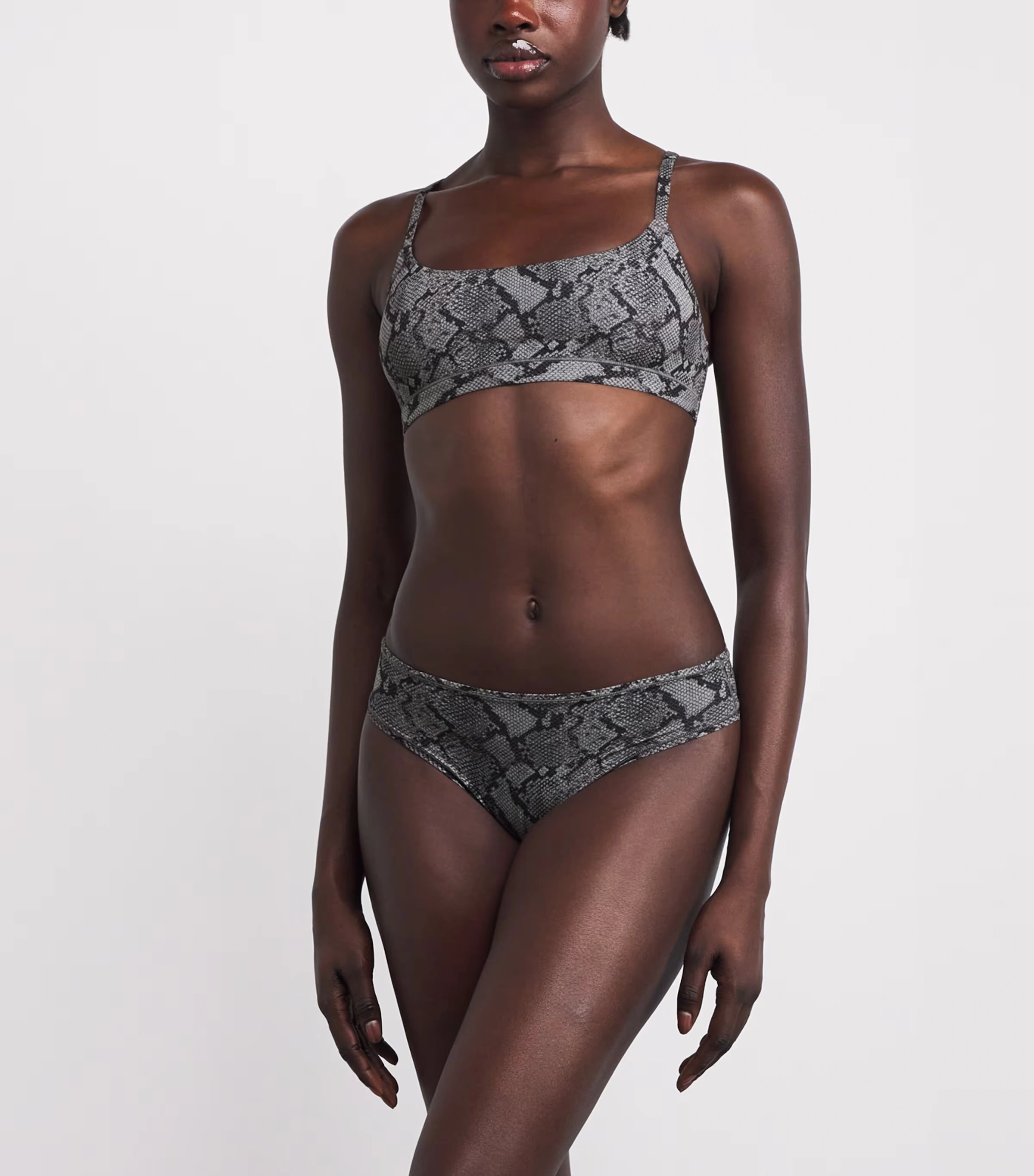 Fits Everybody Snakeskin Print Thong