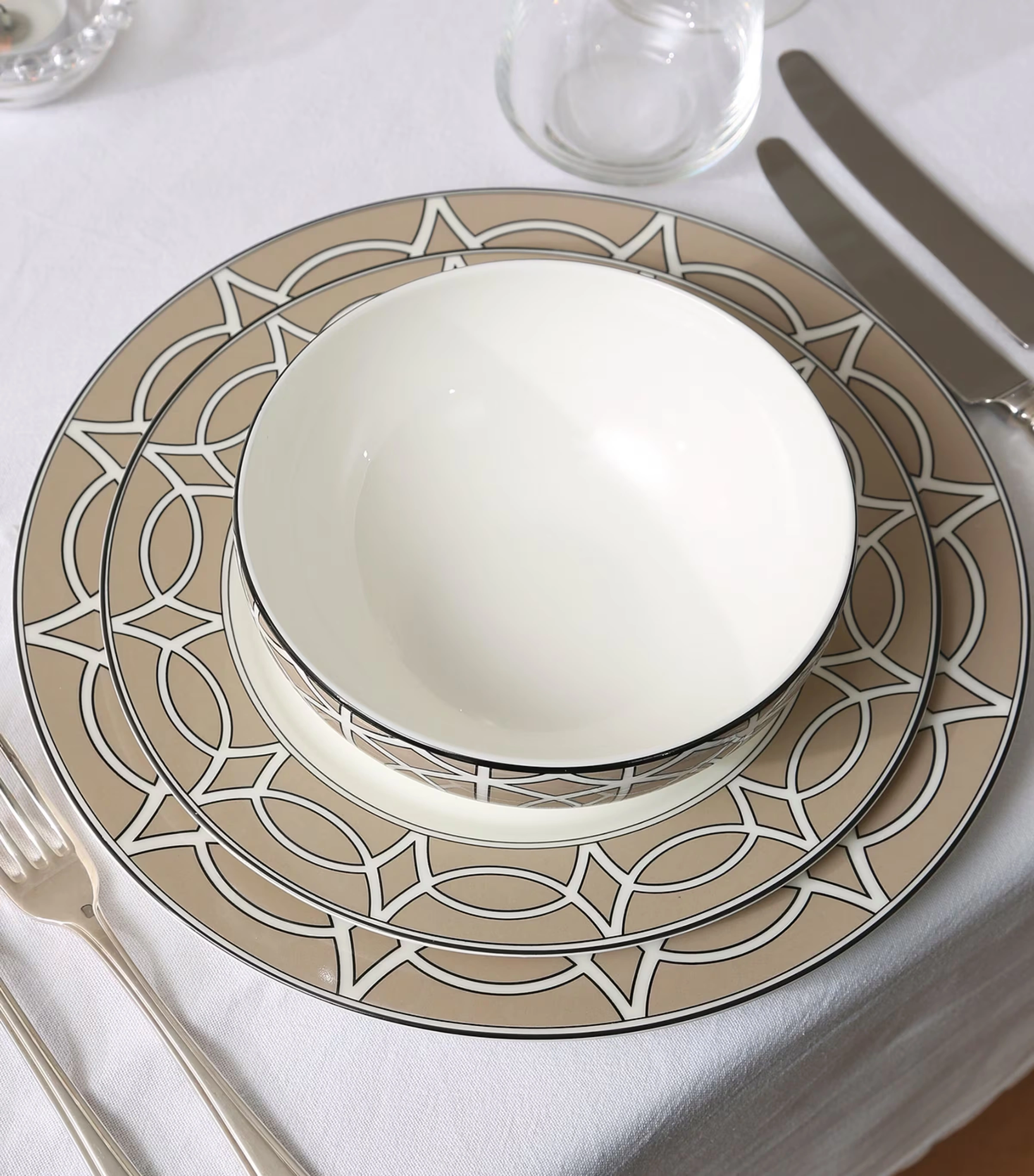 Set of 2 Loop Dessert Plates (21cm)