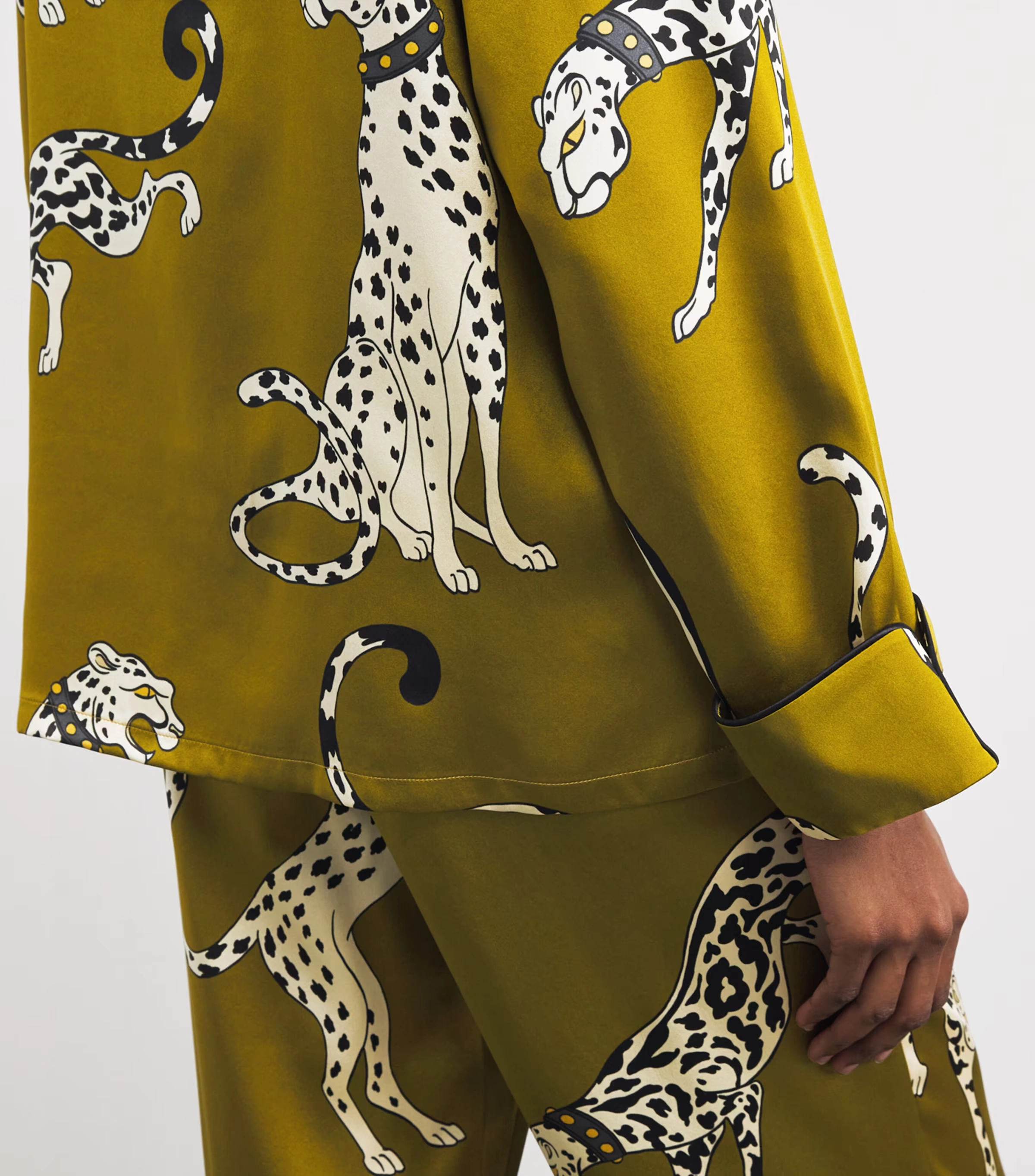 Silk Cheetah Lila Pyjama Set 6 Silk Cheetah Lila Pyjama Set