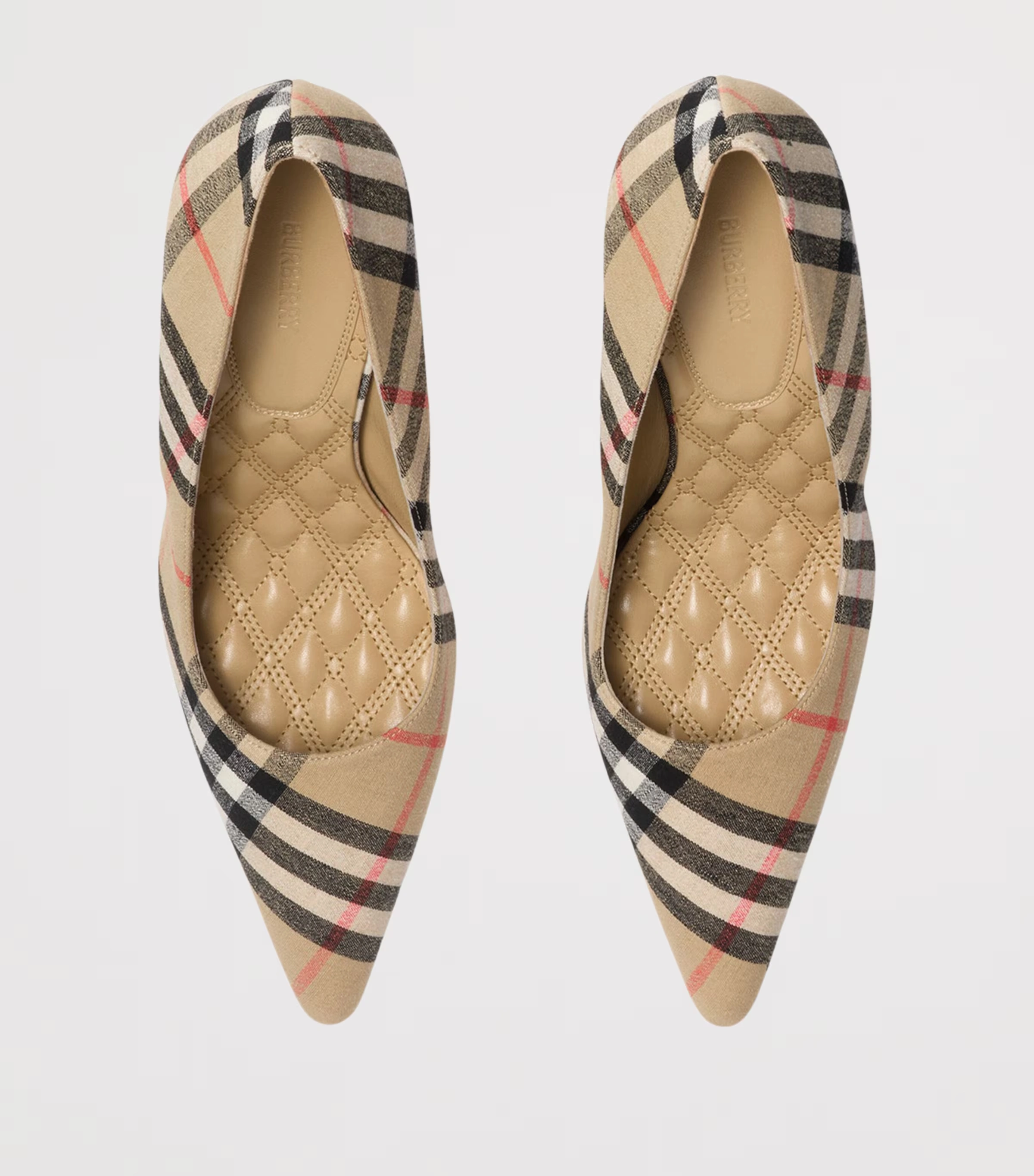 Linen Check Dame Pumps 90