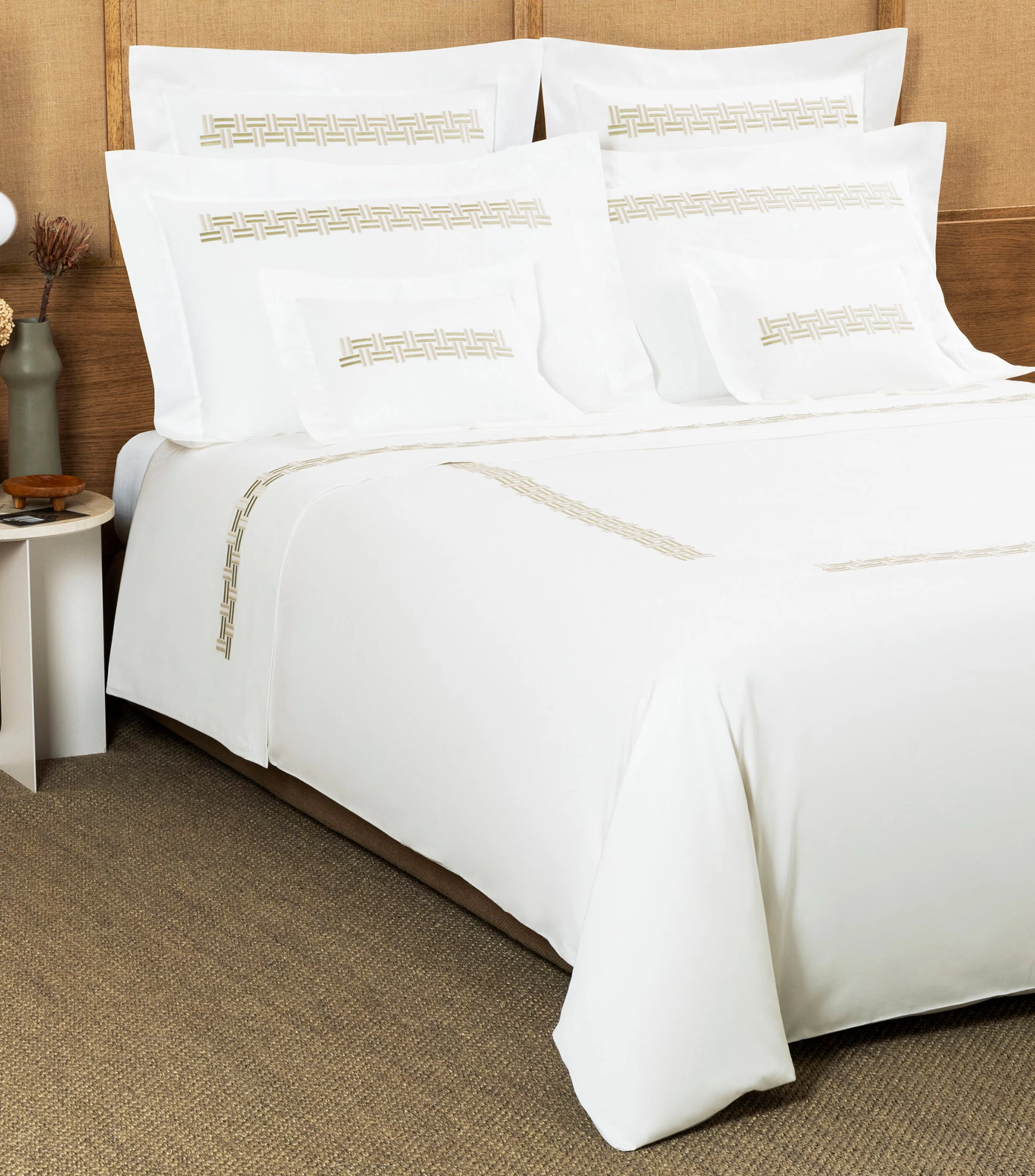 Basket Weave Oxford Pillow Sham (50cm x 70cm)