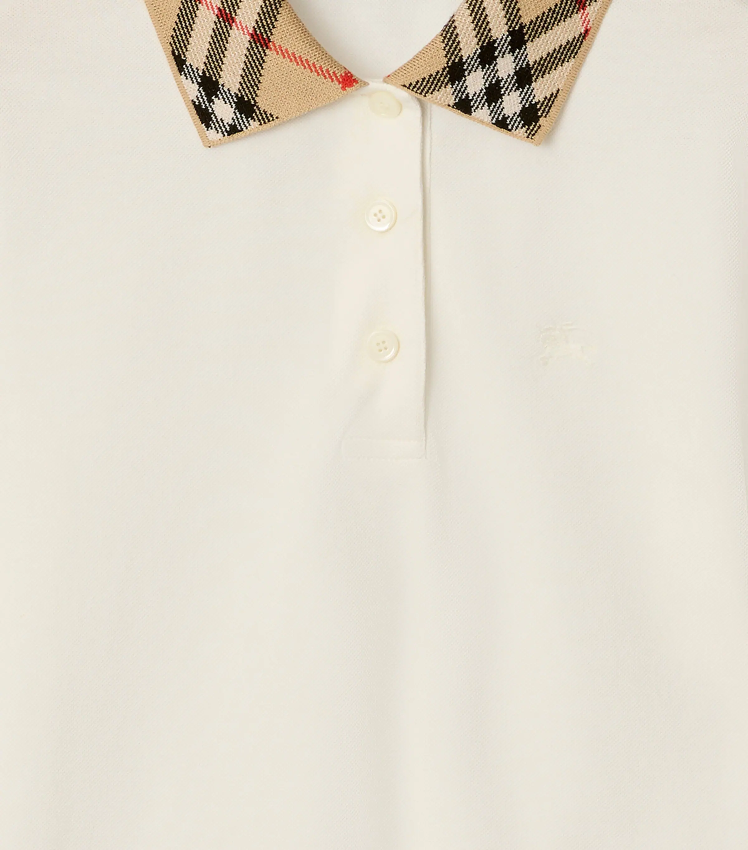 Cotton Check-Collar Polo Shirt 4 Cotton Check-Collar Polo Shirt