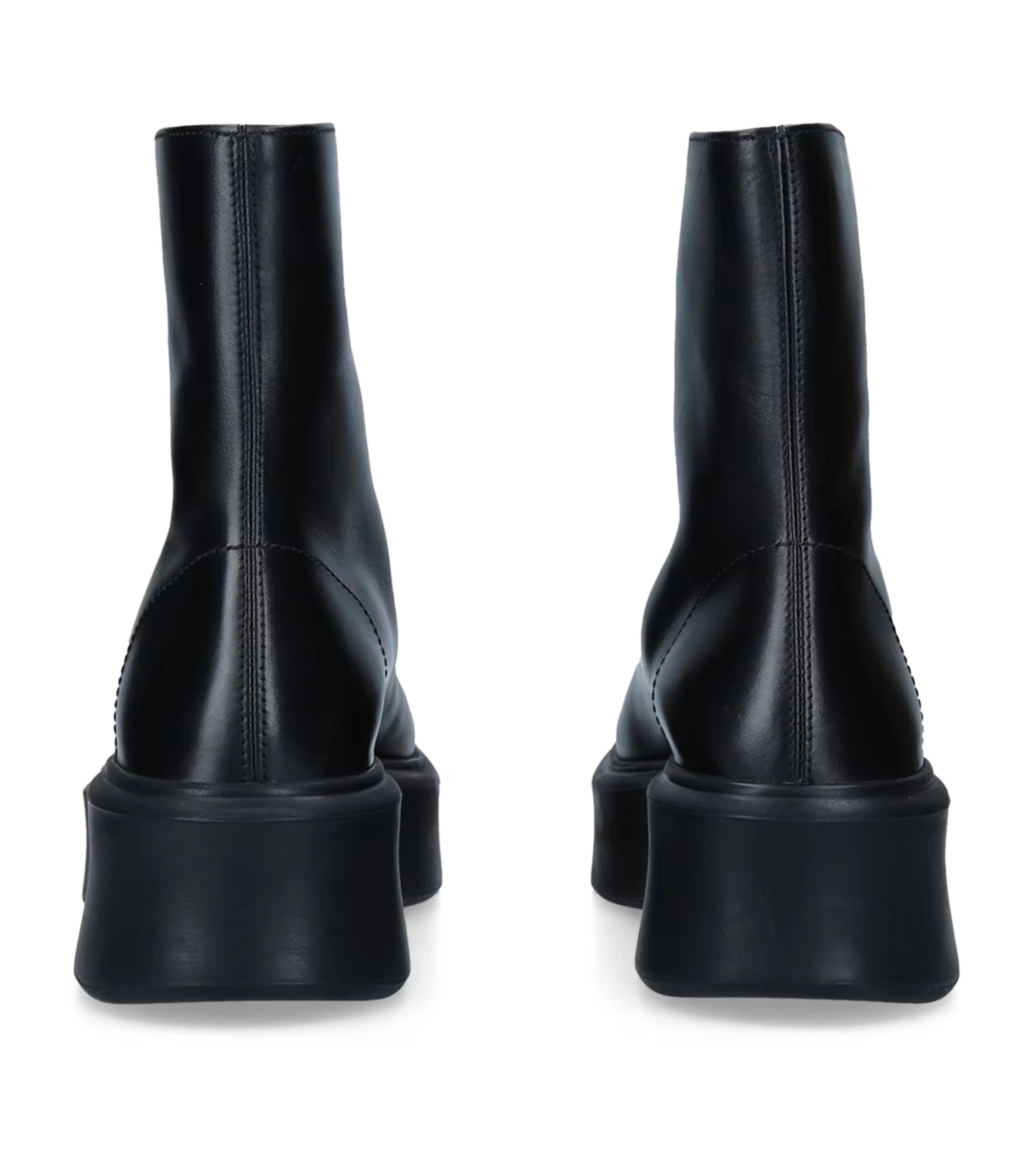 Zipped Leather Ankle Boots 50