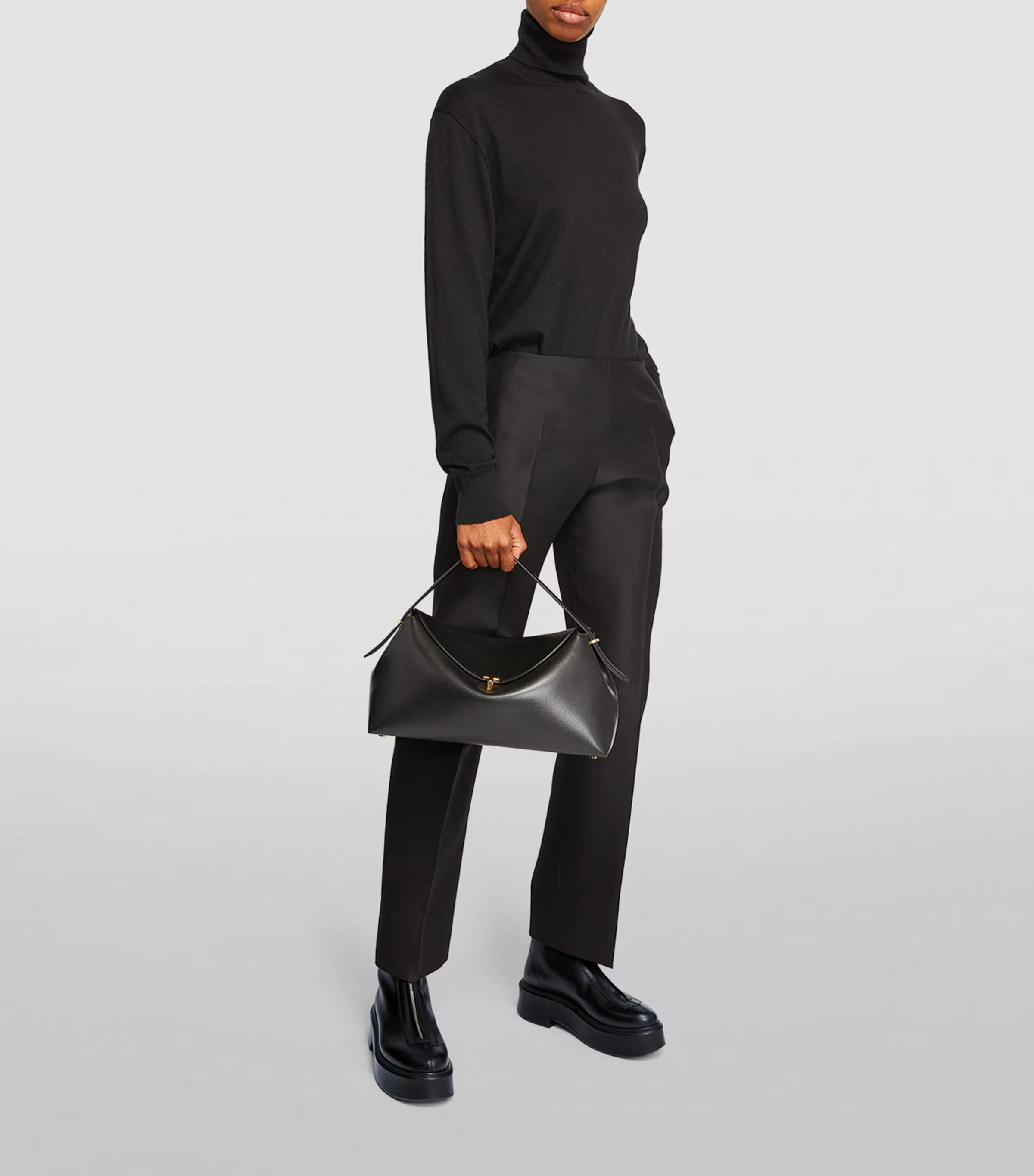 Zipped Leather Ankle Boots 50