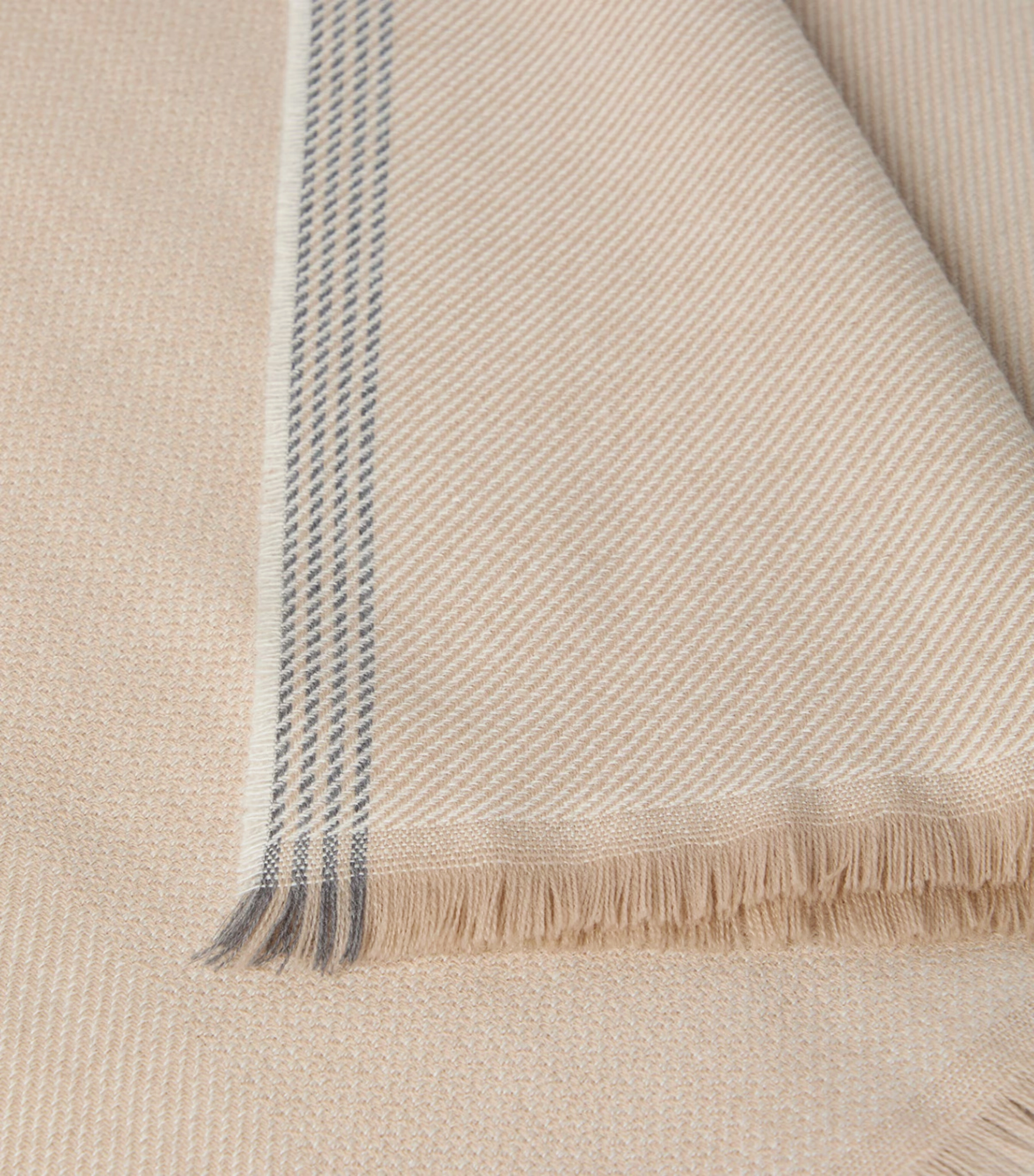 Wool-Cashmere Diagonal Scarf 4 Wool-Cashmere Diagonal Scarf