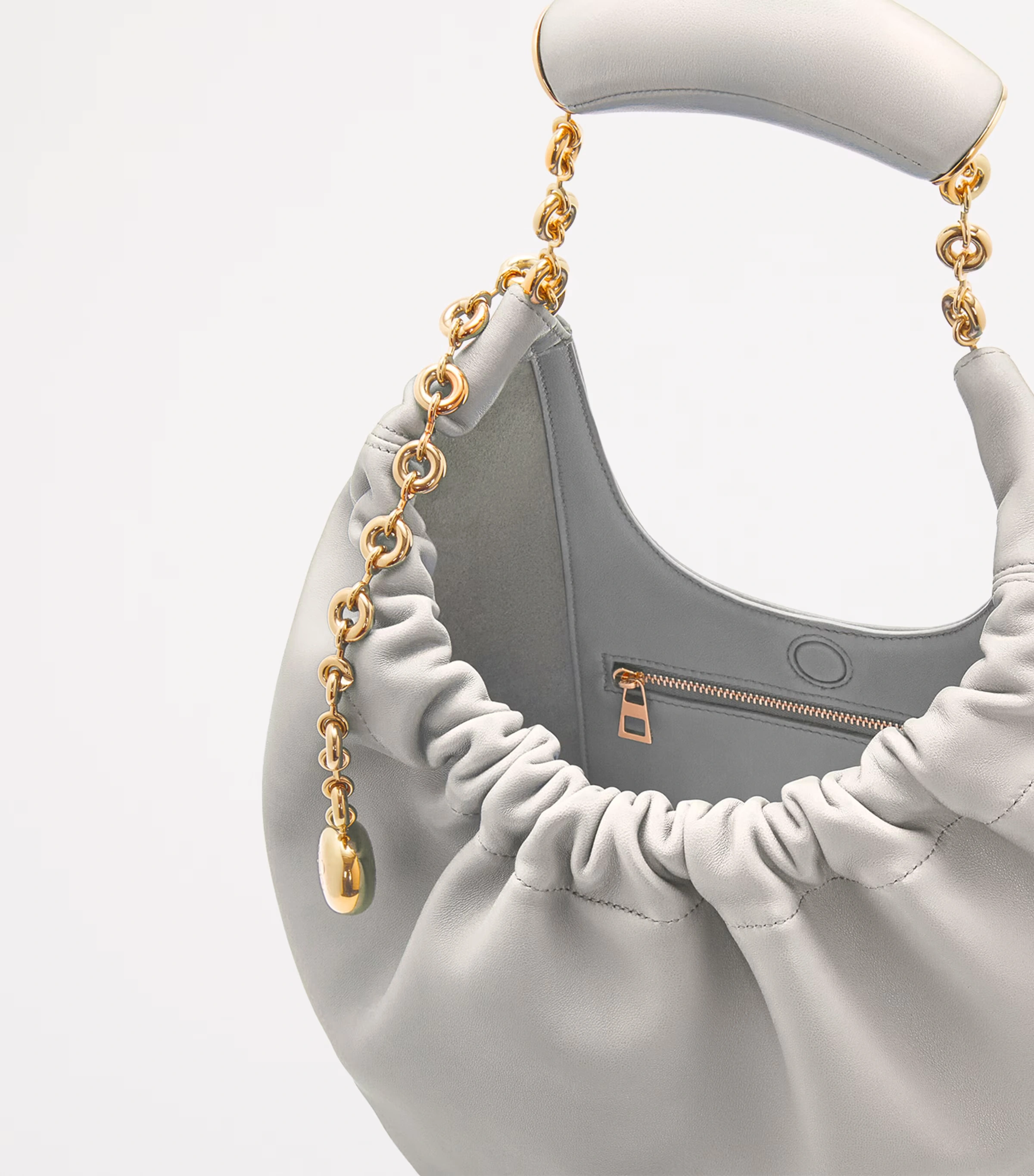 Small Leather Squeeze Top-Handle Bag 7 Small Leather Squeeze Top-Handle Bag