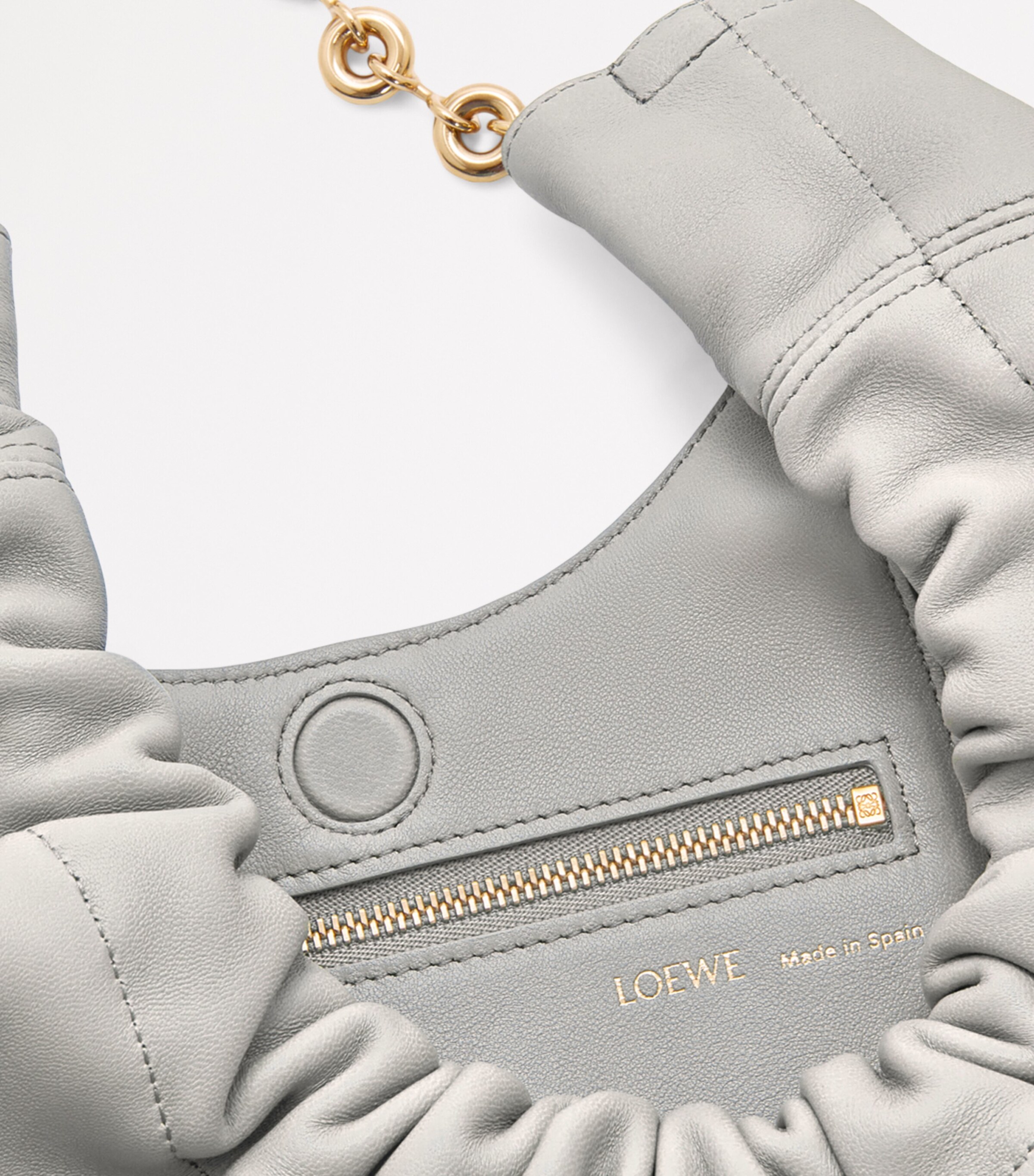 Small Leather Squeeze Top-Handle Bag 8 Small Leather Squeeze Top-Handle Bag