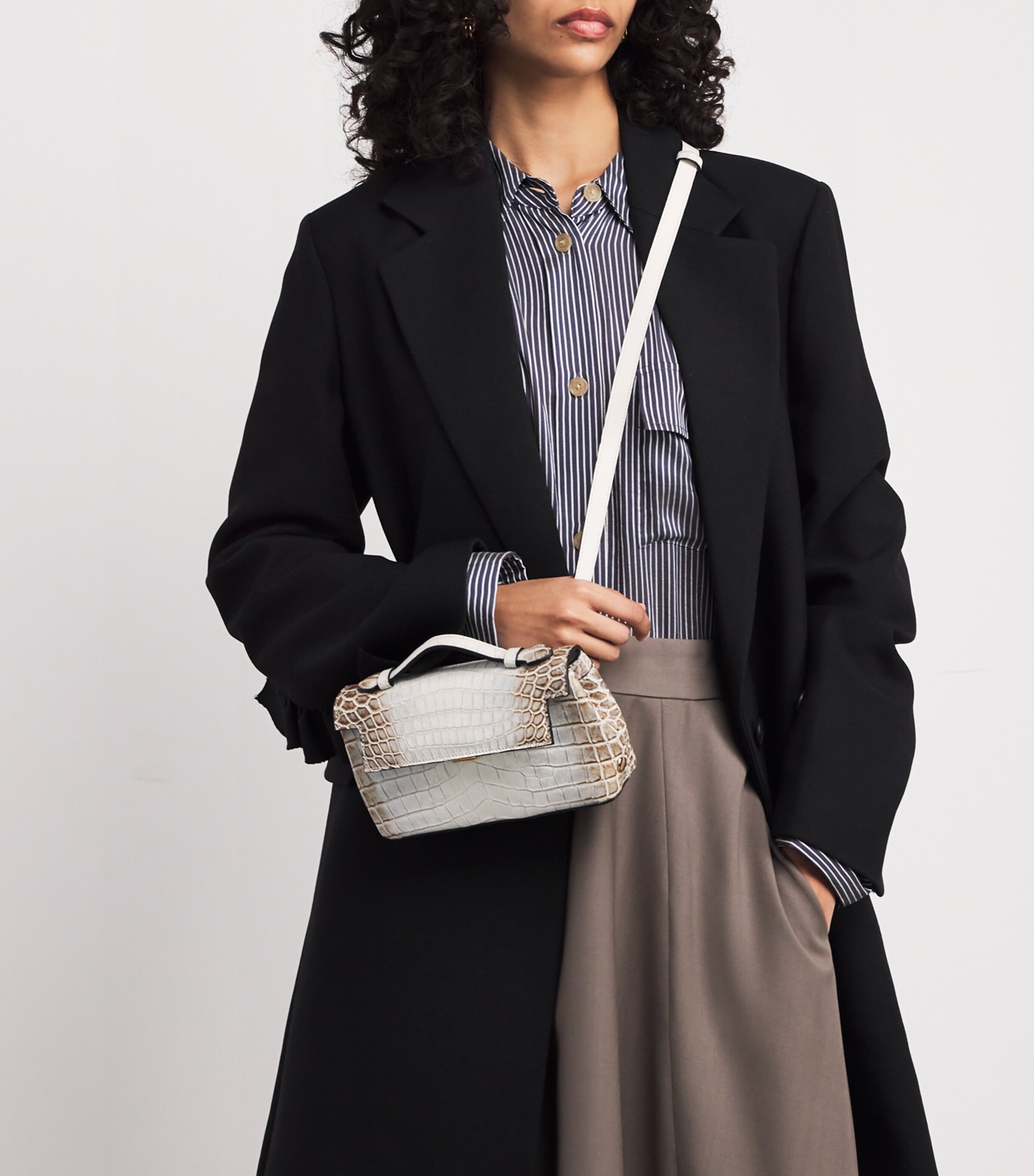 Crocodile Leather Top-Handle Bag 5 Crocodile Leather Top-Handle Bag