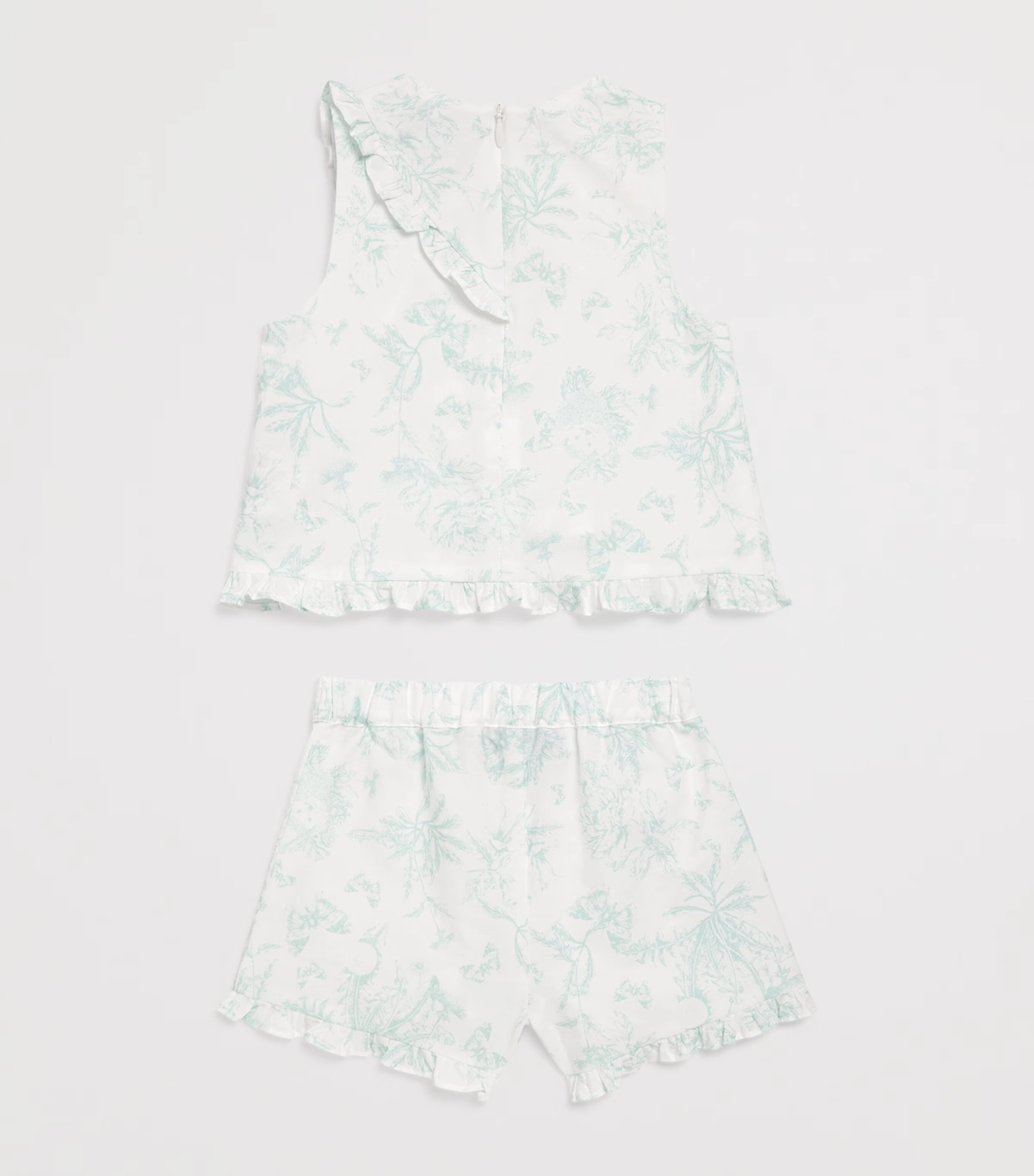 Toile Print Top and Shorts Set (3 Months – 4 Years)