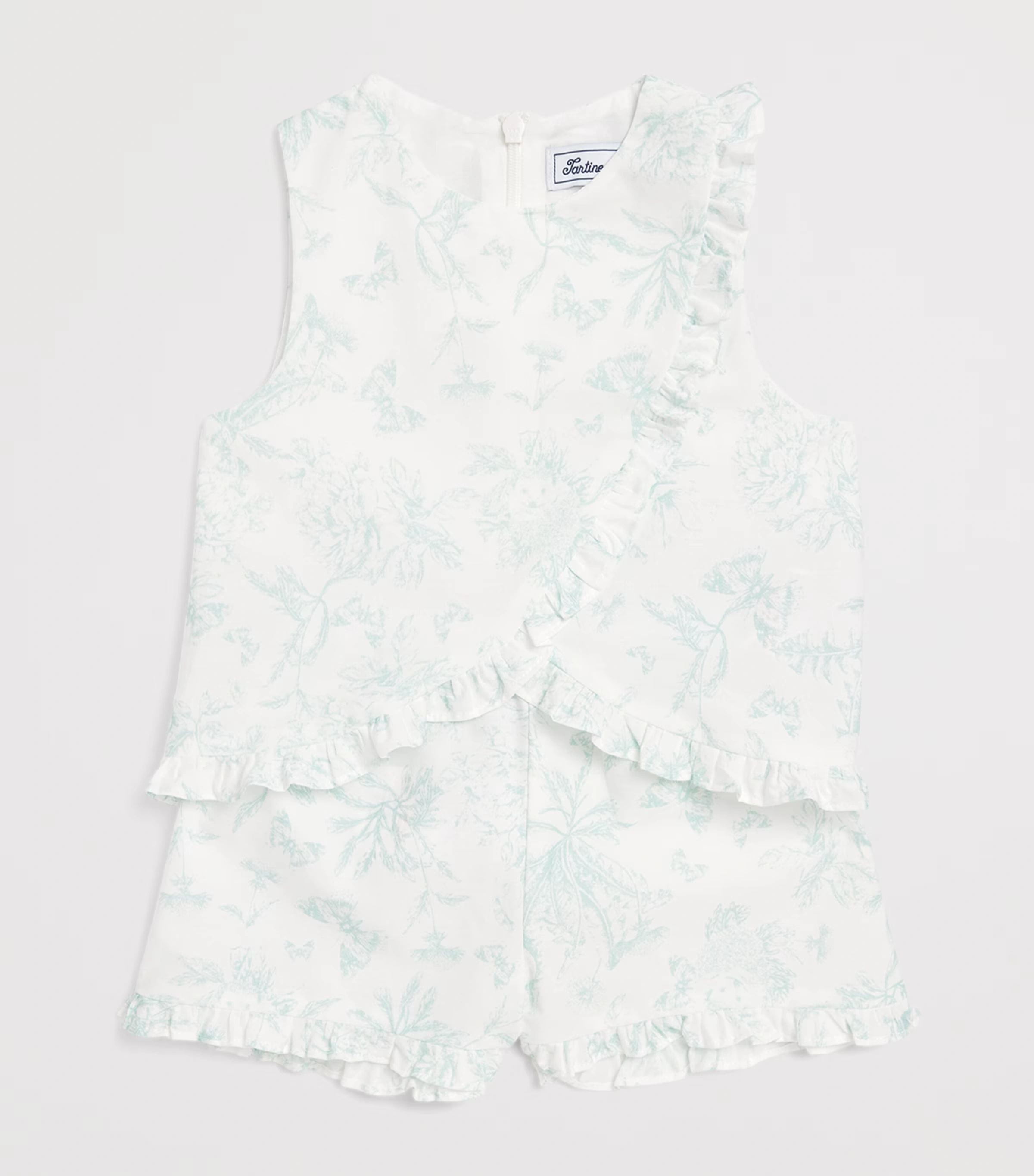 Toile Print Top and Shorts Set (3 Months – 4 Years)