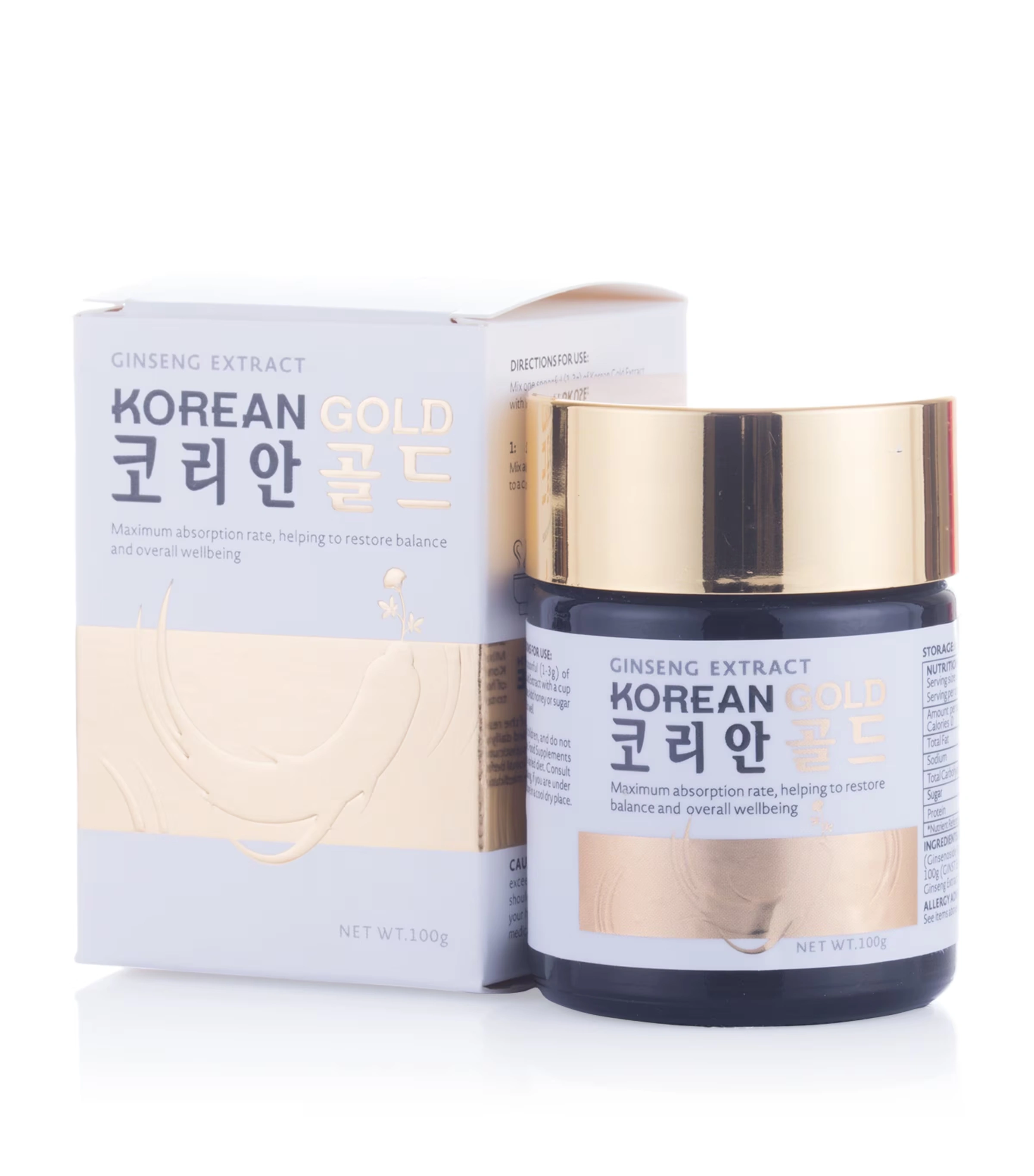 Korean Gold Ginseng Extract (100g)