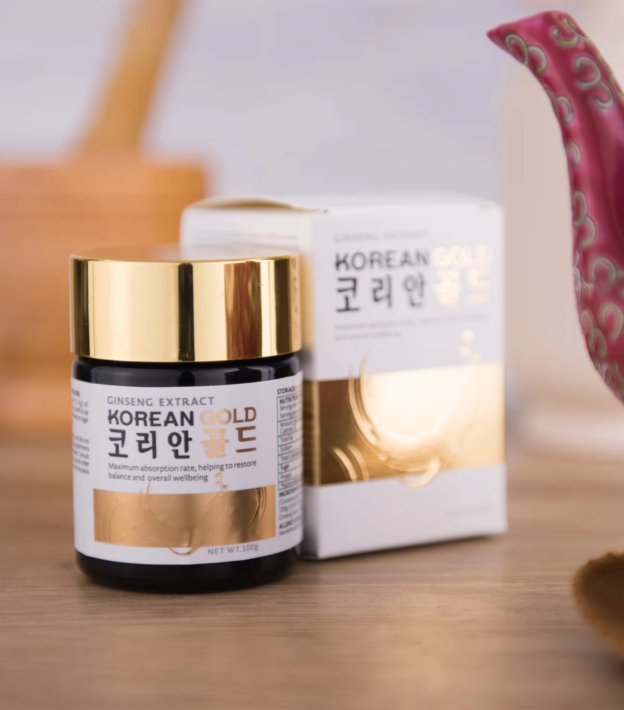 Korean Gold Ginseng Extract (100g)