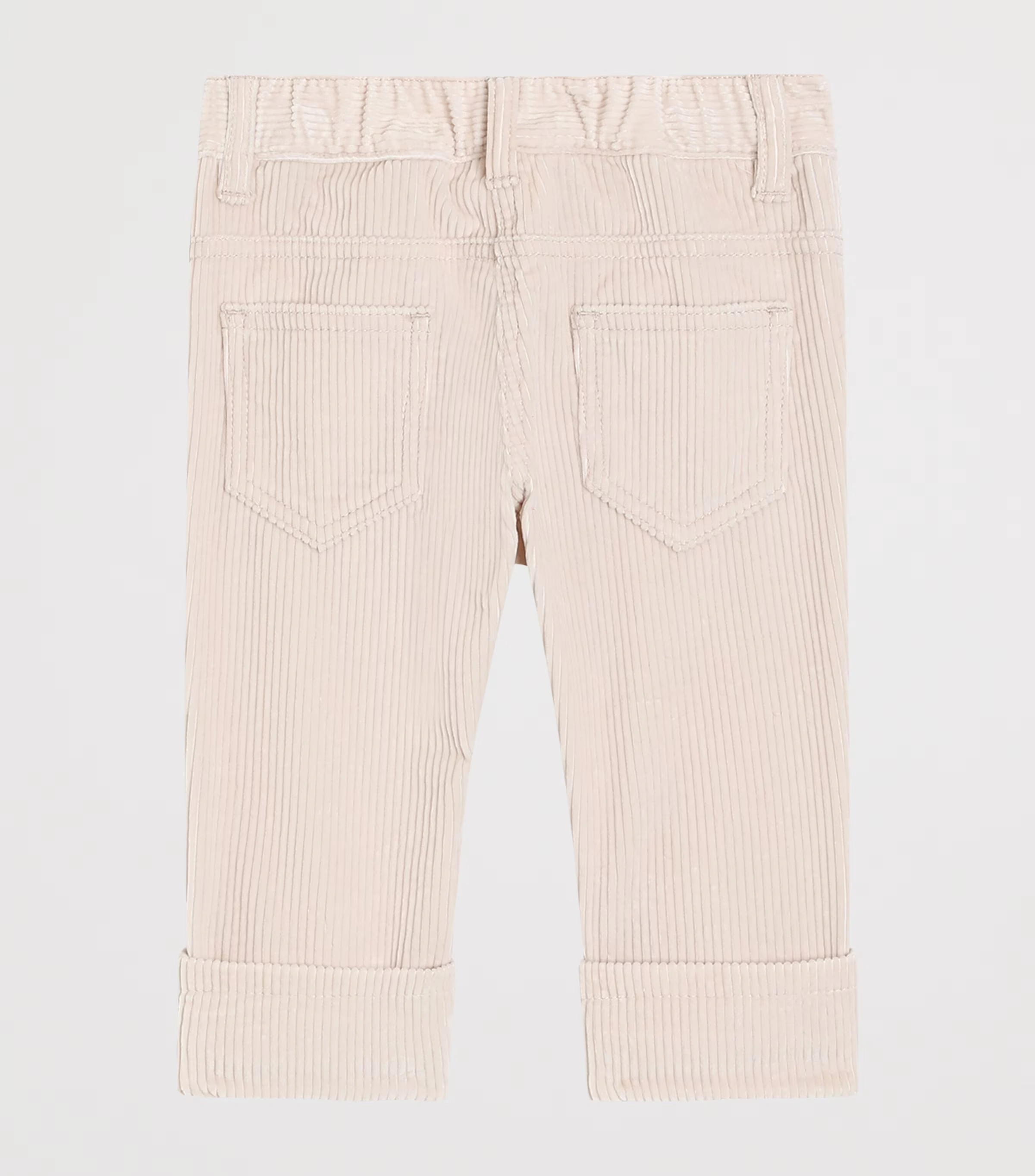 Cotton Corduroy Floral Embroidered Trousers (3-36 Months)