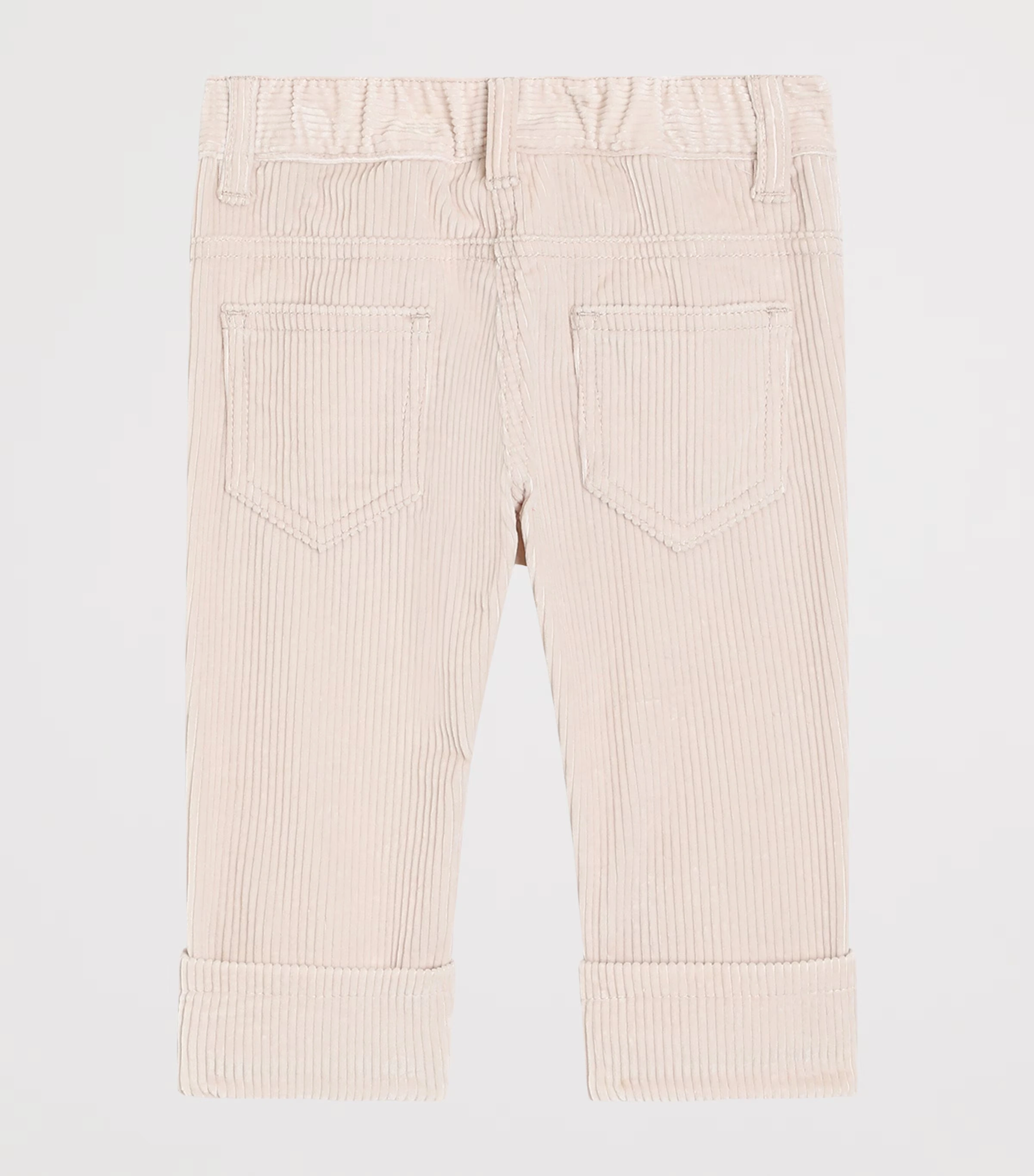 Cotton Corduroy Floral Embroidered Trousers (3-36 Months)