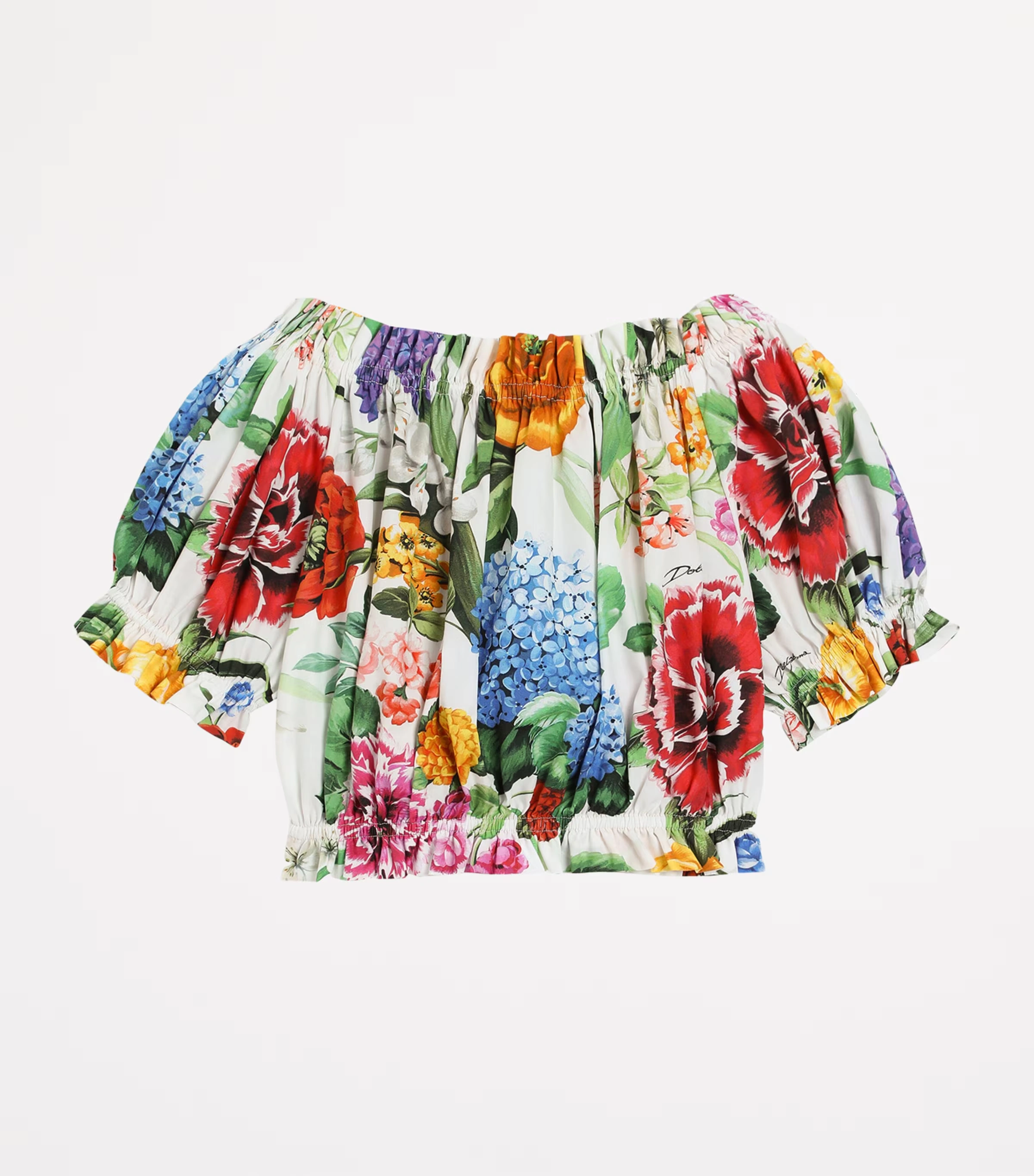 Cotton Poplin Floral Top (8-12+ Years)