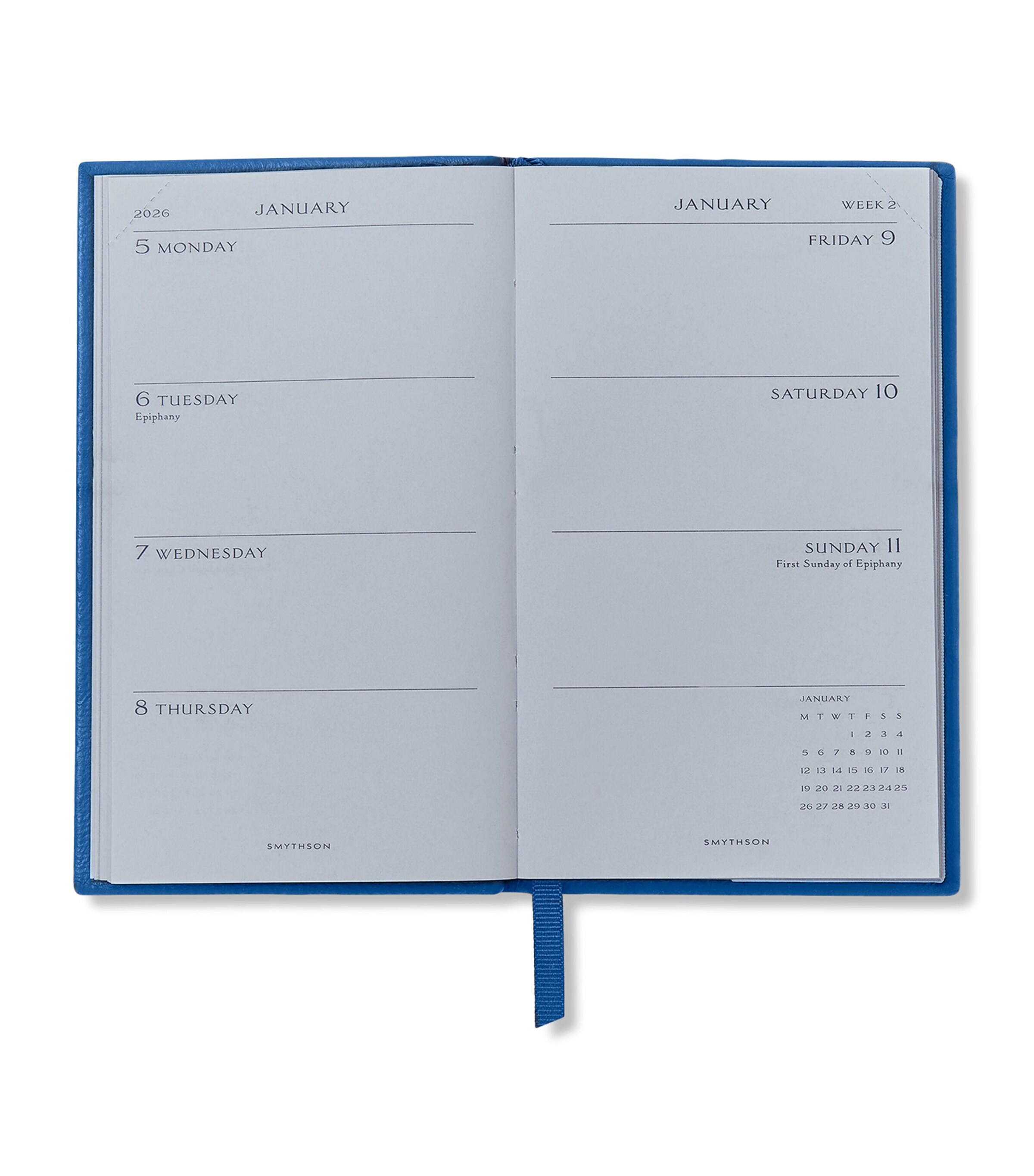 Panama Leather Weekly Diary 2026