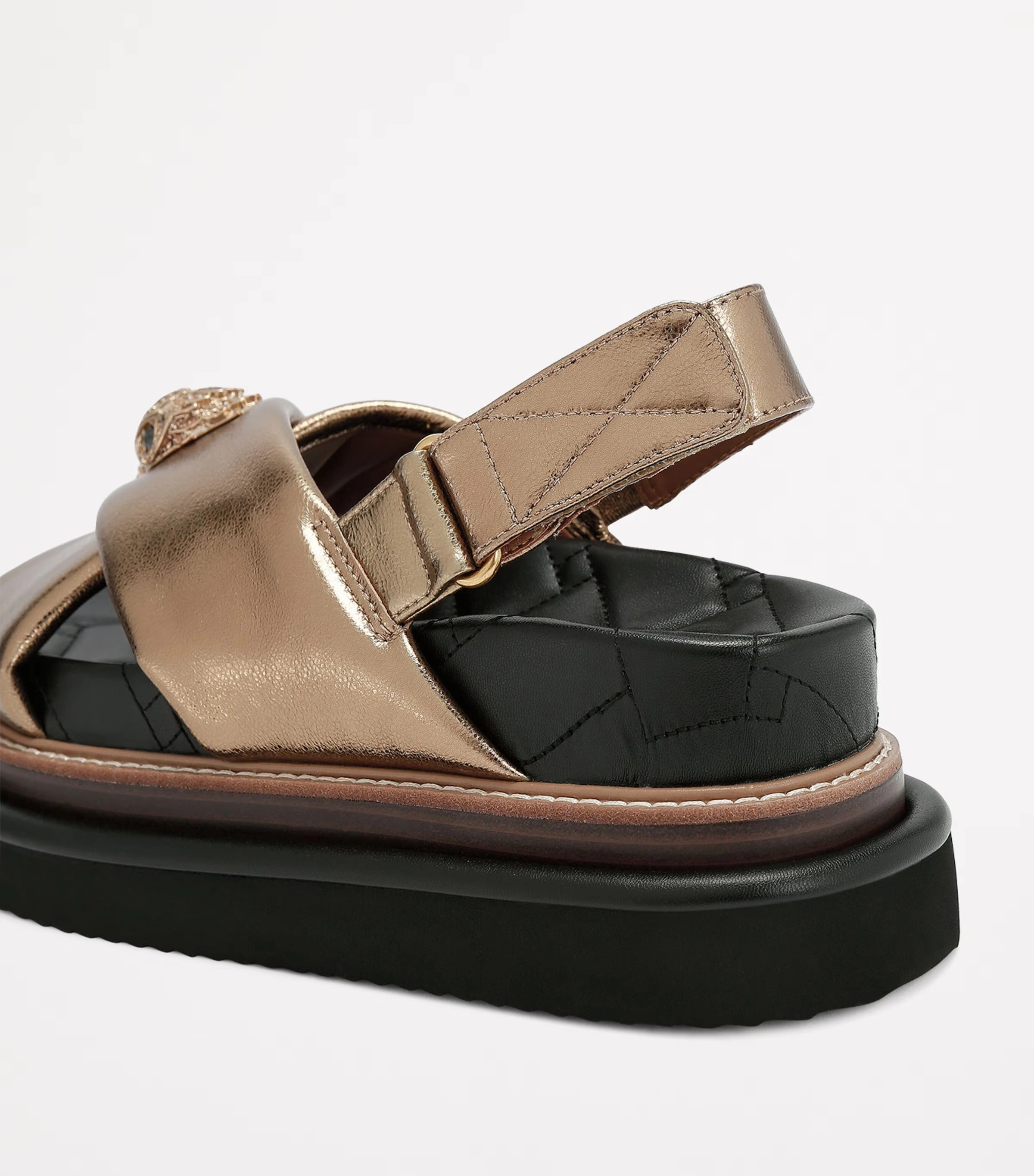 Leather Orson Cross-Over Sandals