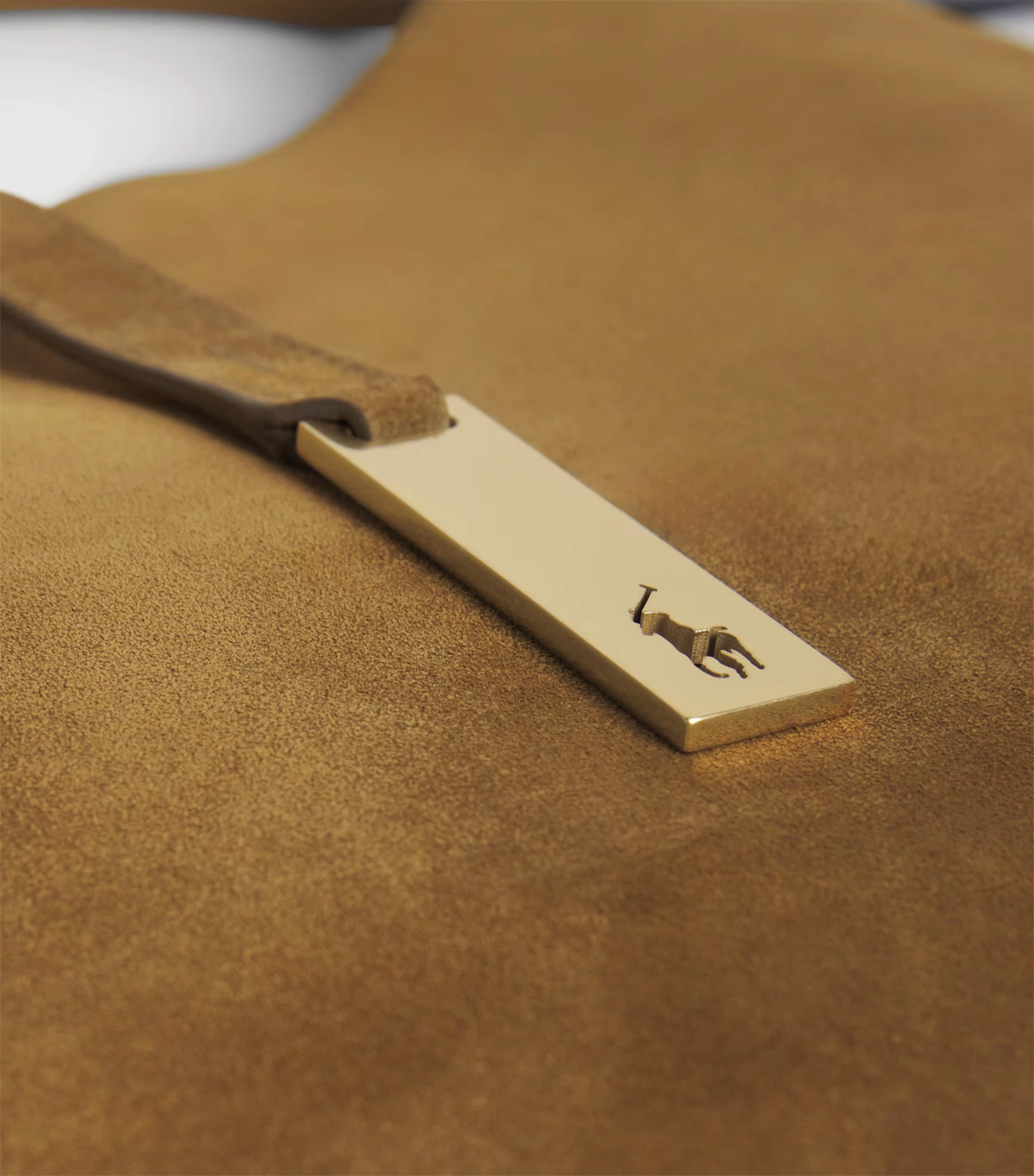 Medium Suede ID Shoulder Bag