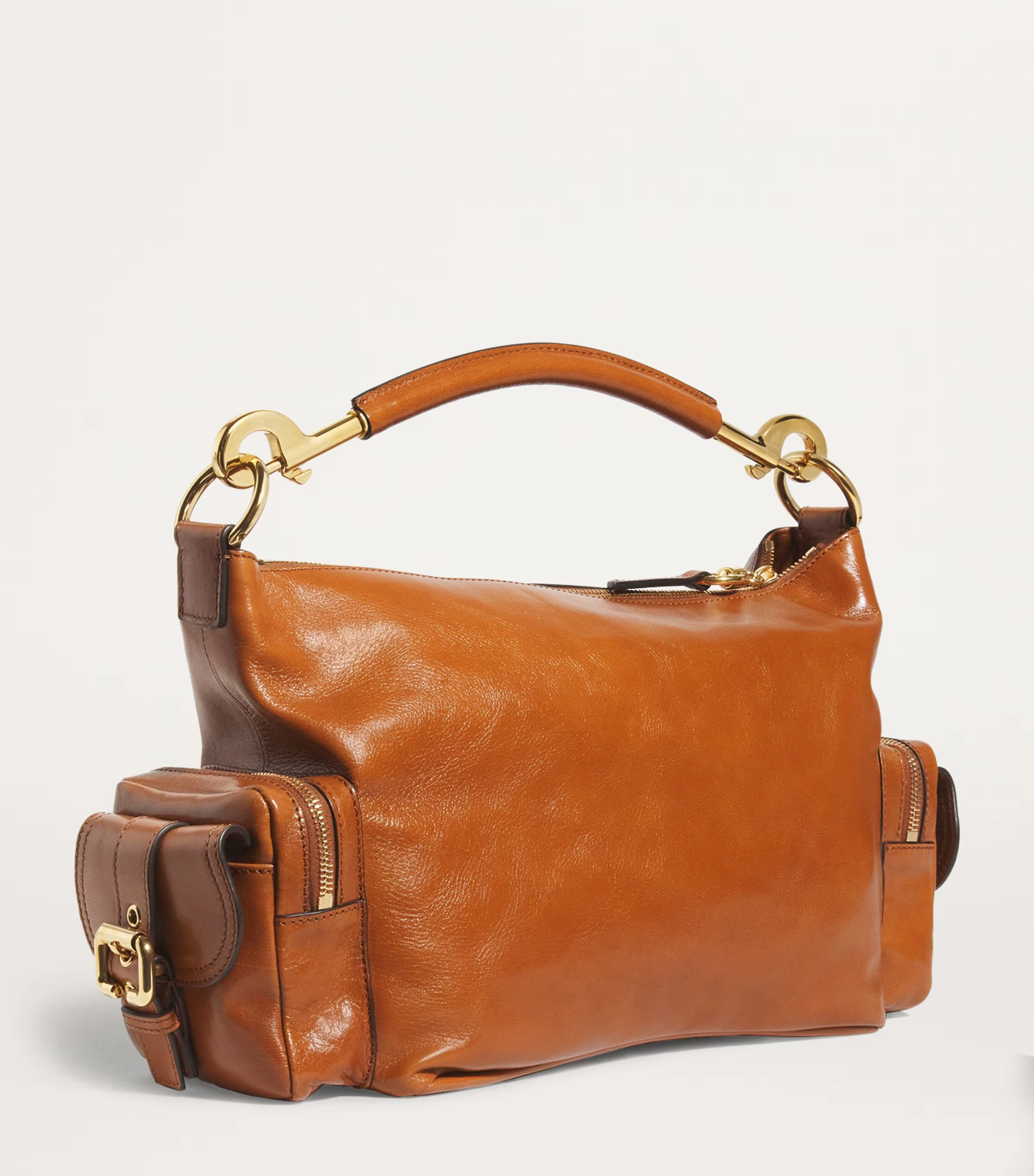 Medium Leather Camera Shoulder Bag