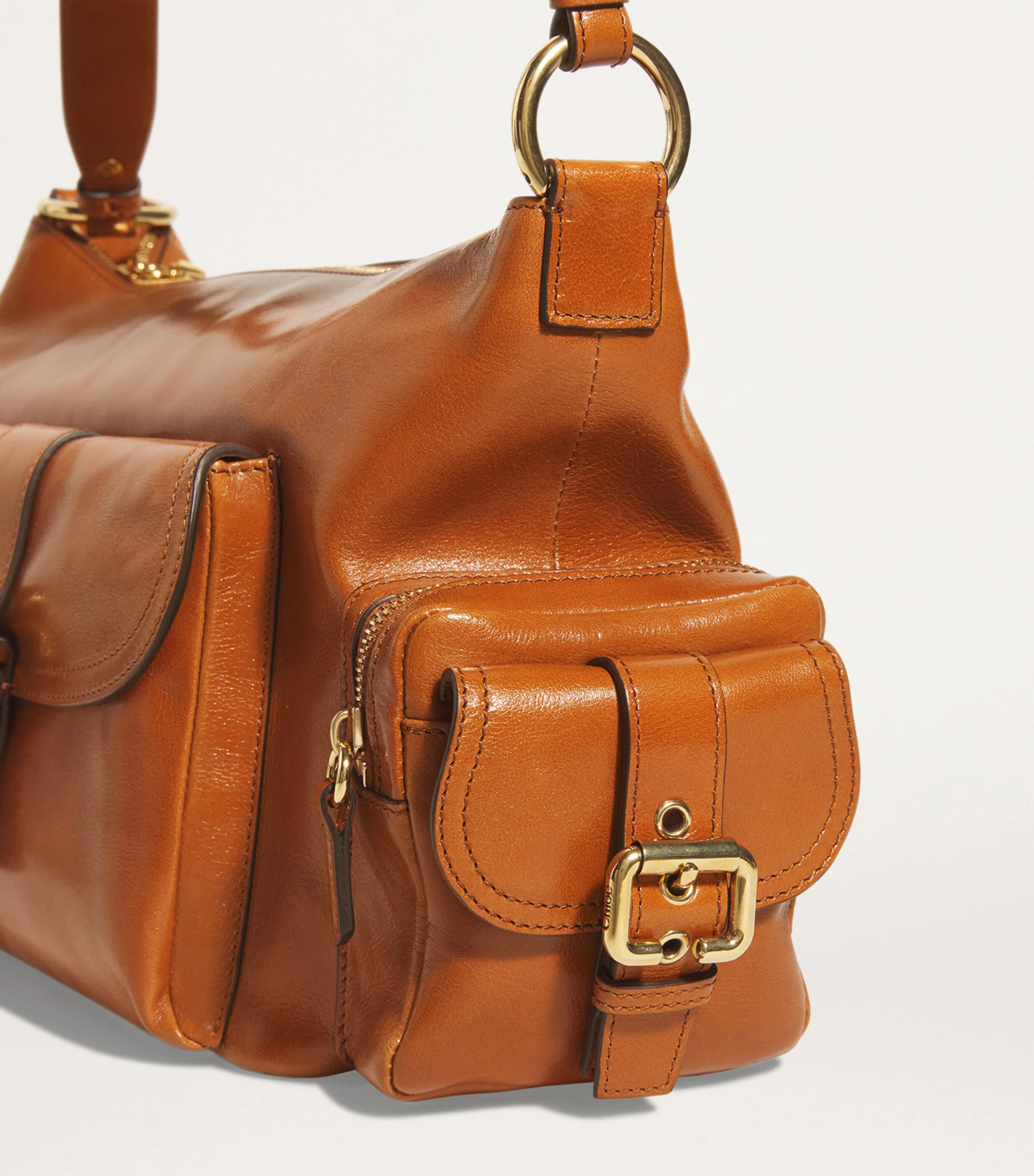 Medium Leather Camera Shoulder Bag