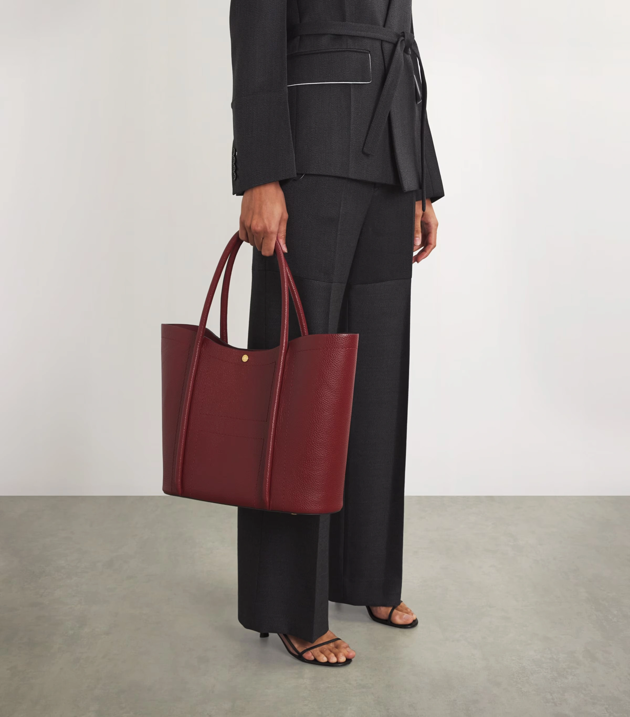 Leather Rope Tote Bag