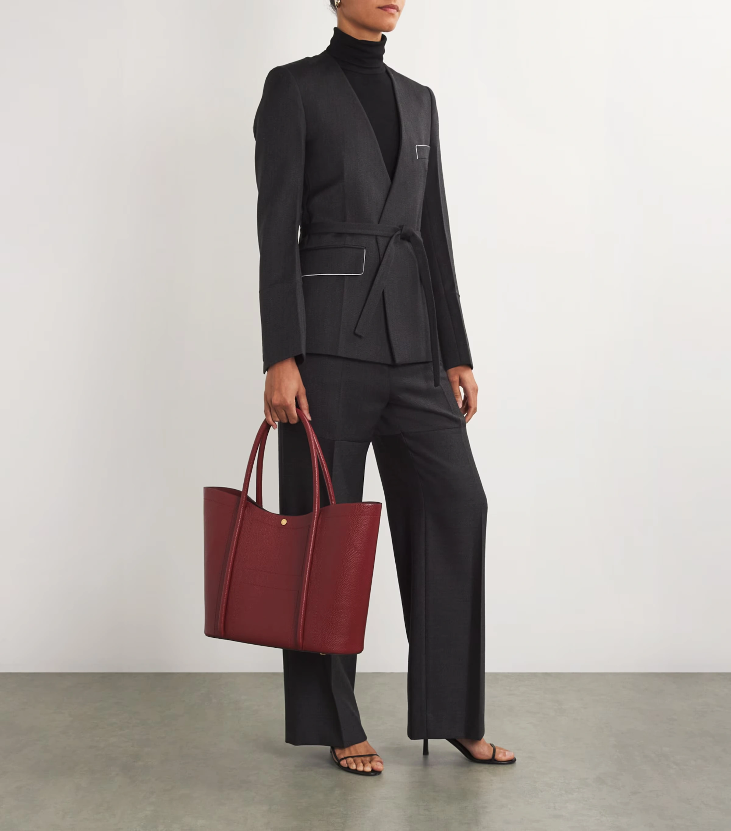 Leather Rope Tote Bag 6 Leather Rope Tote Bag