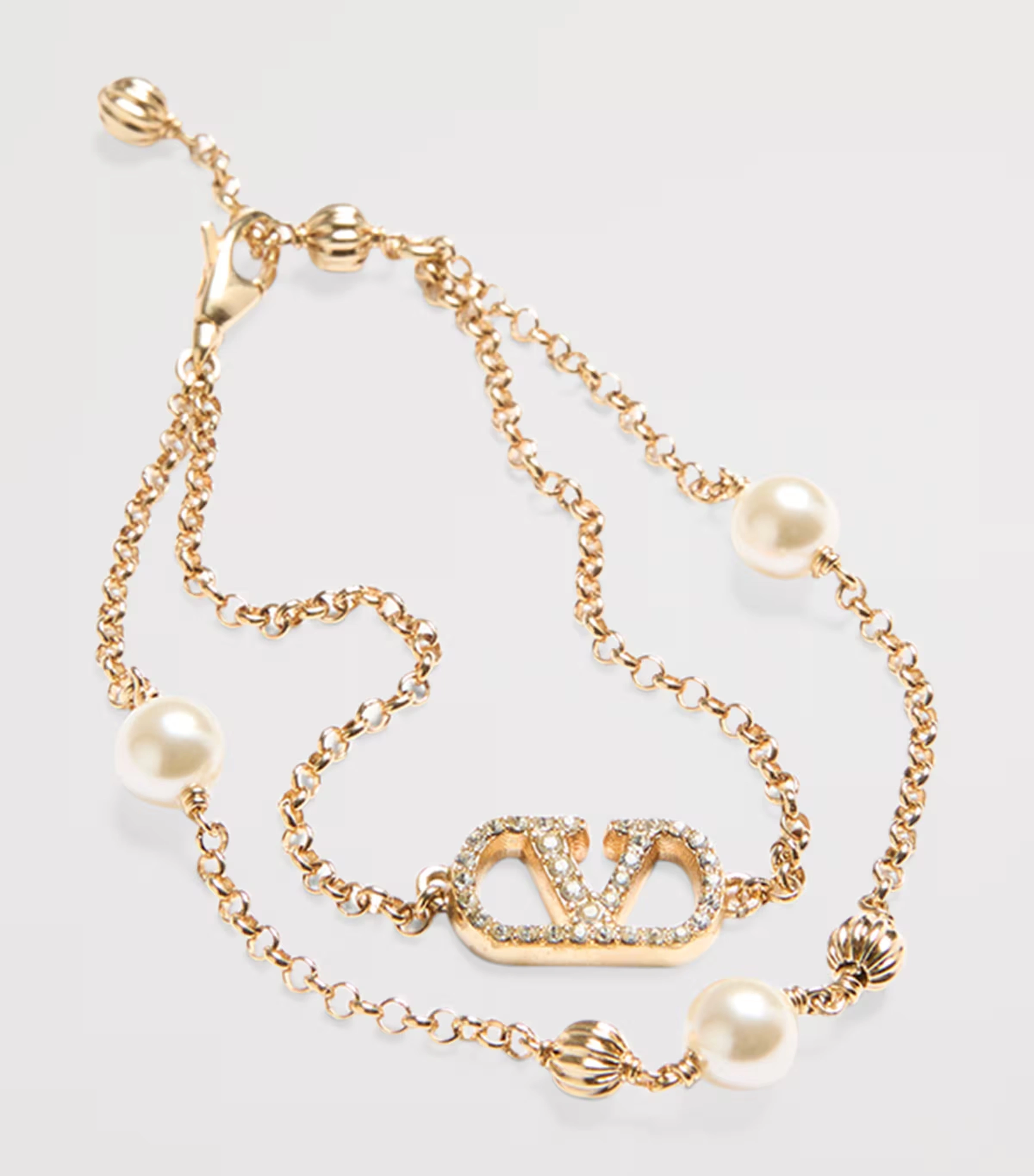 Embellished VLogo Signature Bracelet