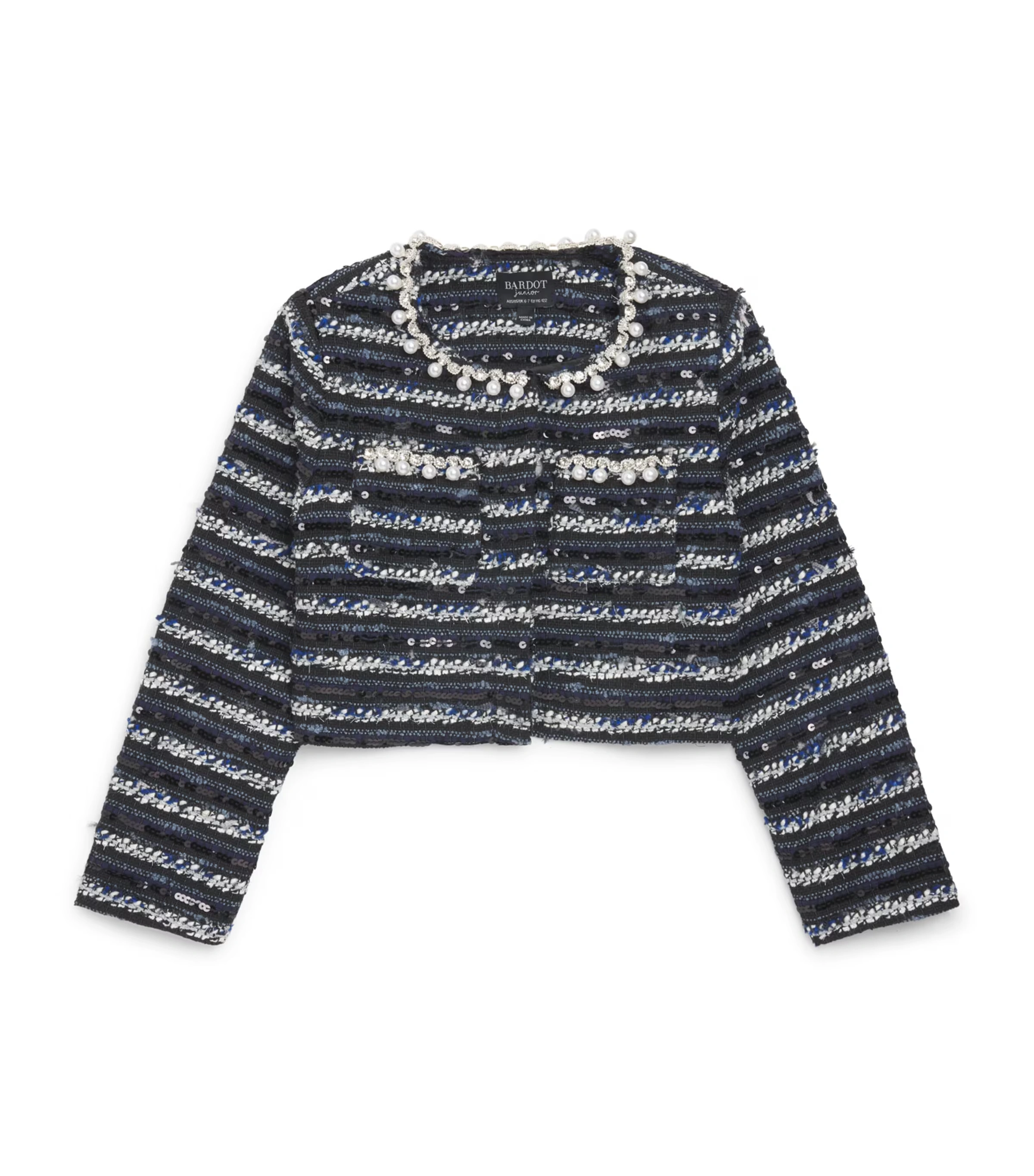Bouclé Embellished Lana Blazer (12-14 Years)