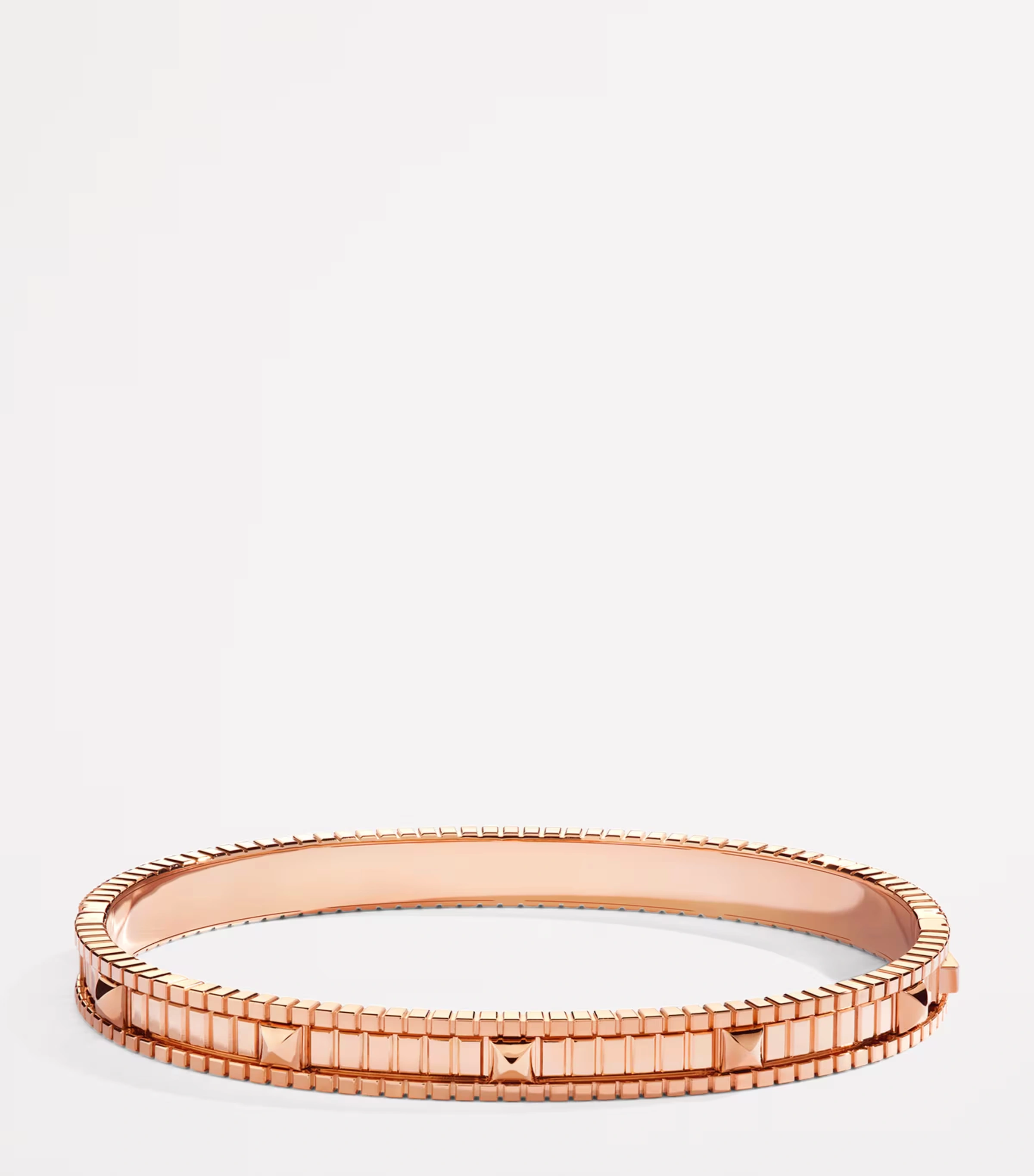 Rose Gold and Diamond LIFE Bangle 3 Rose Gold and Diamond LIFE Bangle