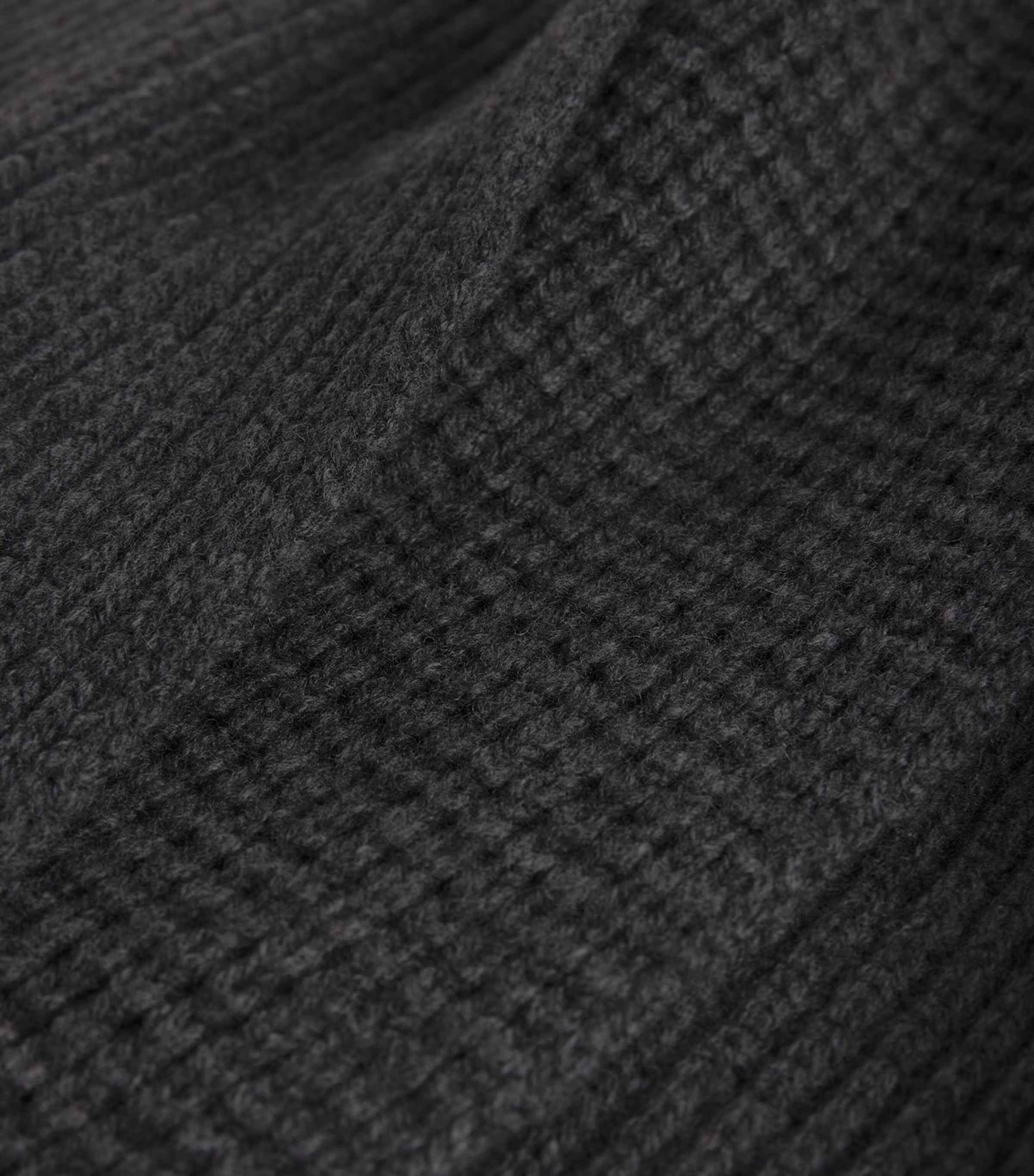 Wool-Cashmere Waffle Scarf