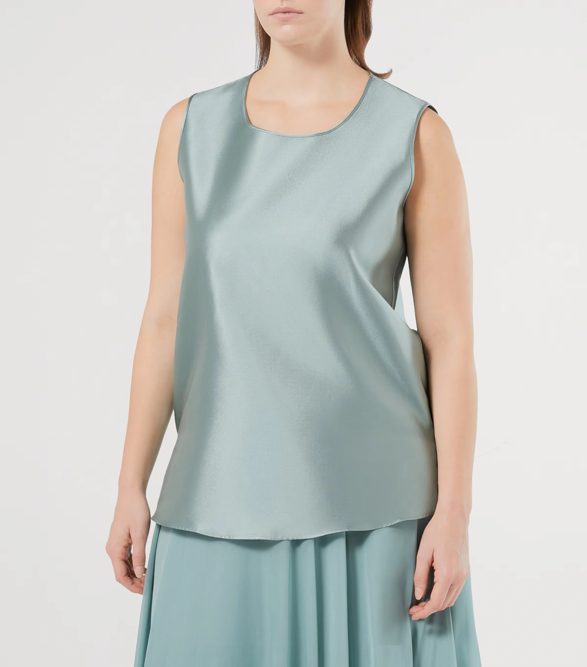 Silk-Cotton Foggia Tank Top