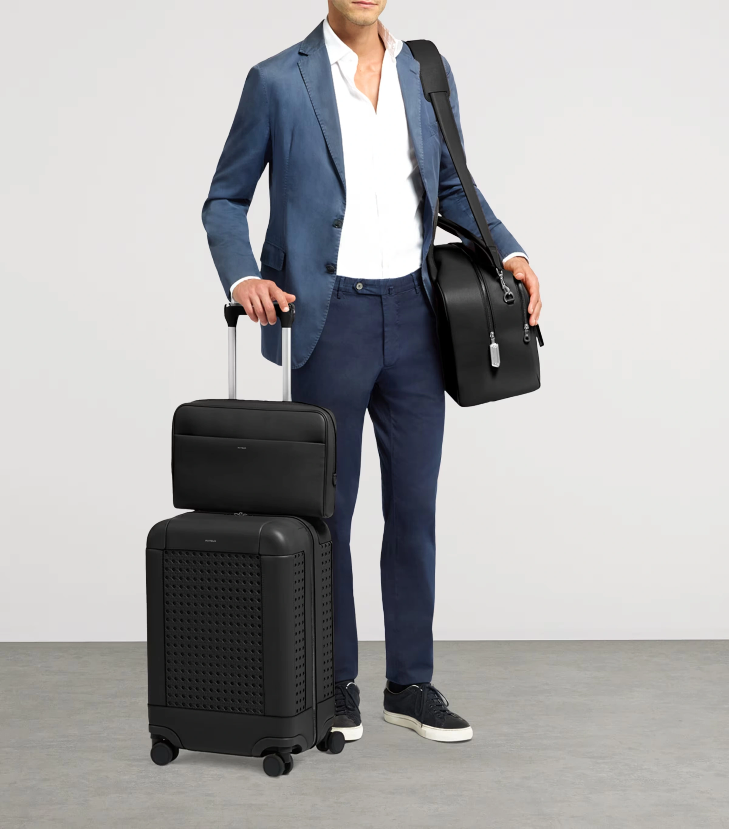 Leather Carry-On Suitcase (55cm)