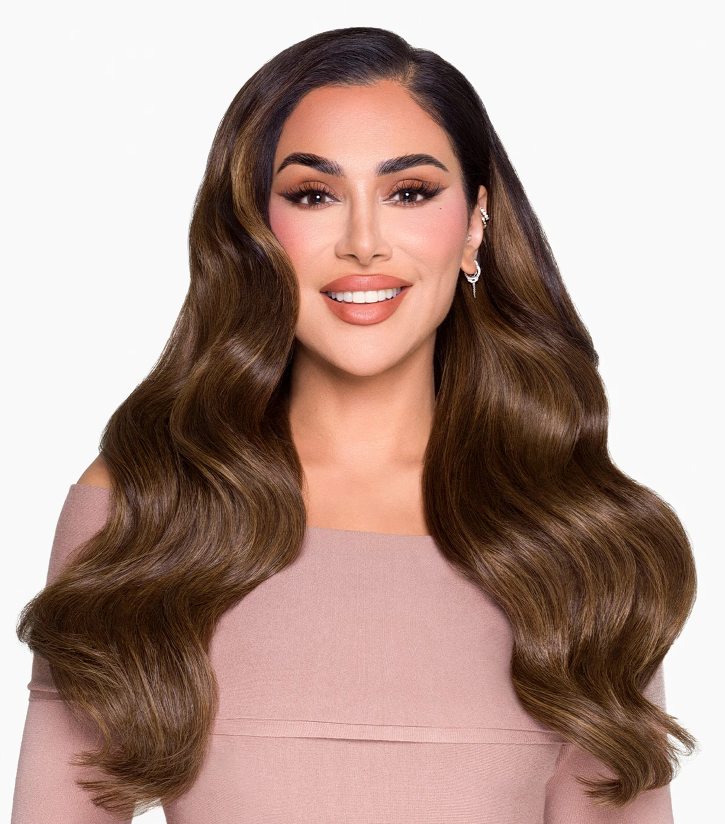 Beauty Works x Huda BARELY THERE Clip-In Hair Extensions Set (18") 4 Beauty Works x Huda BARELY THERE Clip-In Hair Extensions Set (18")