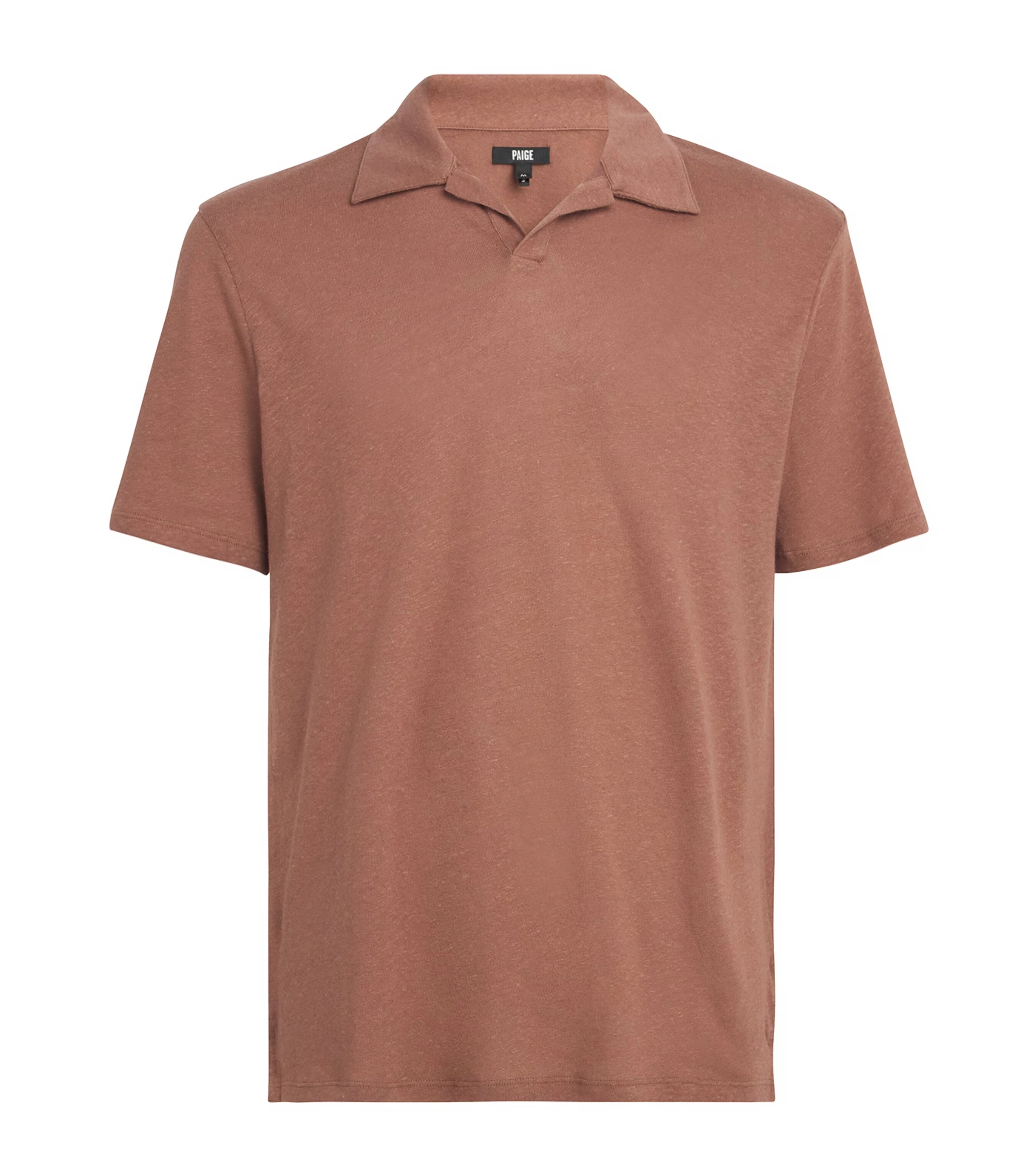 Linen-Cotton Jersey Shelton Polo Shirt