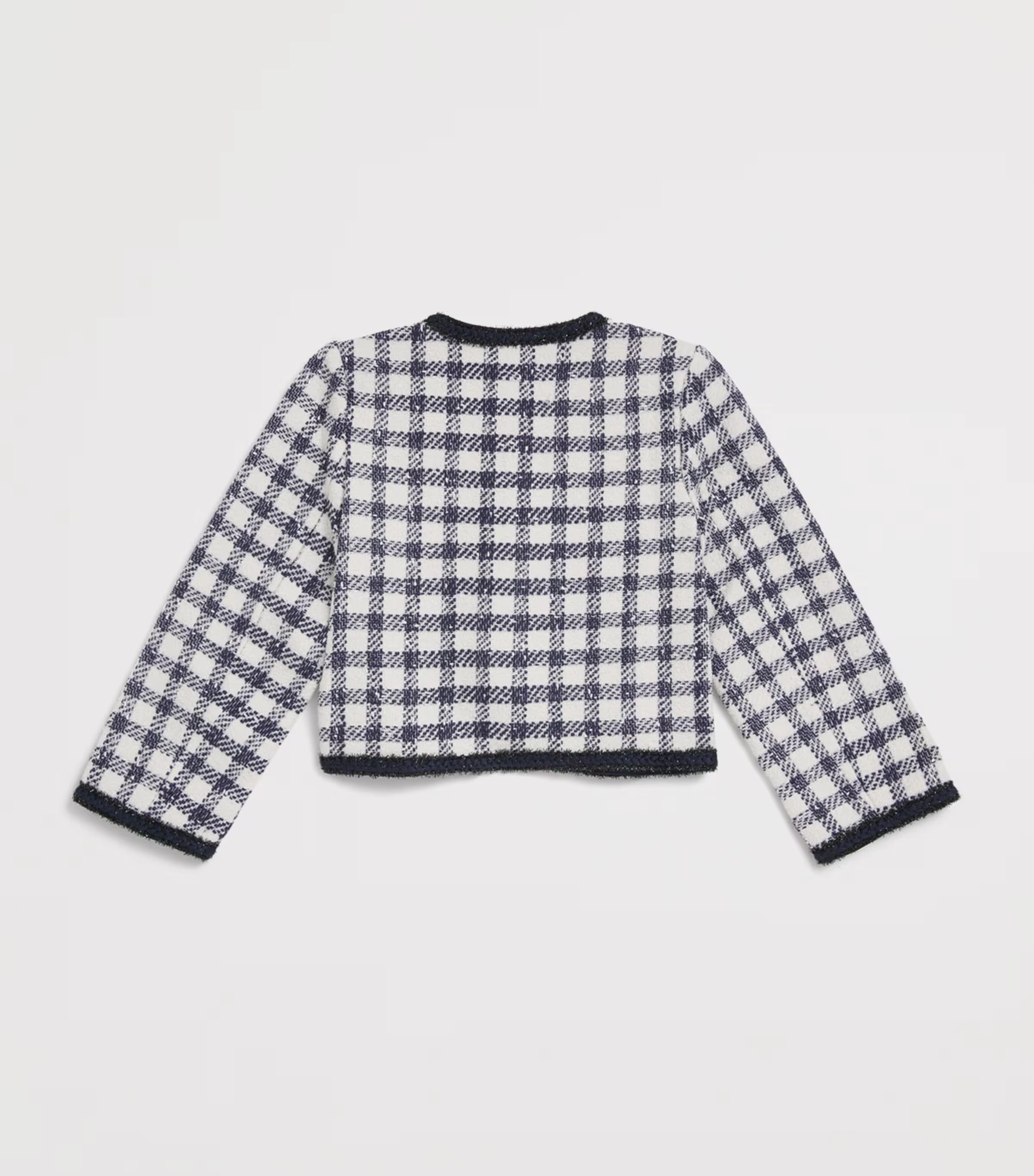 Check Bouclé Jacket (3-12 Years)