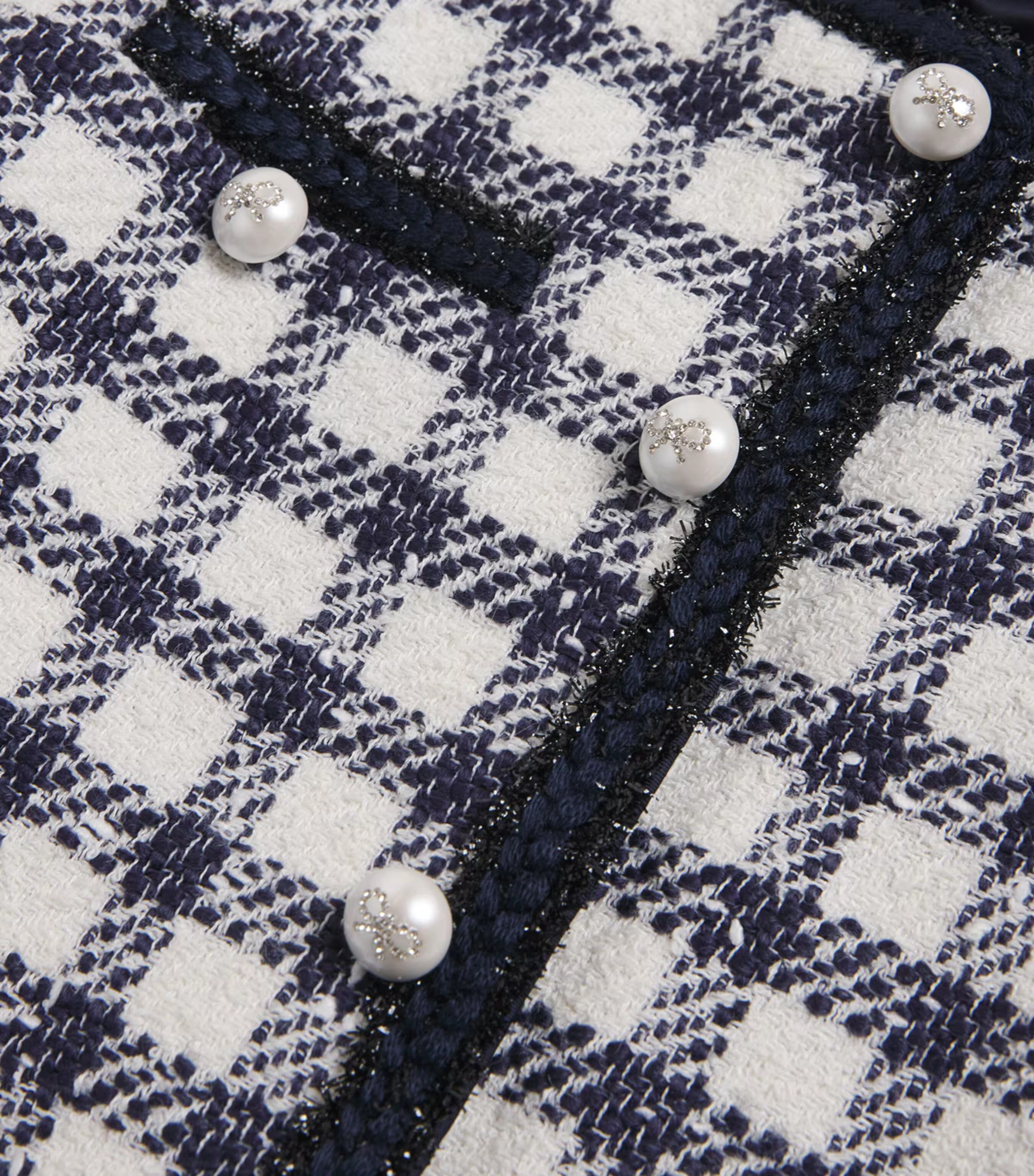 Check Bouclé Jacket (3-12 Years)